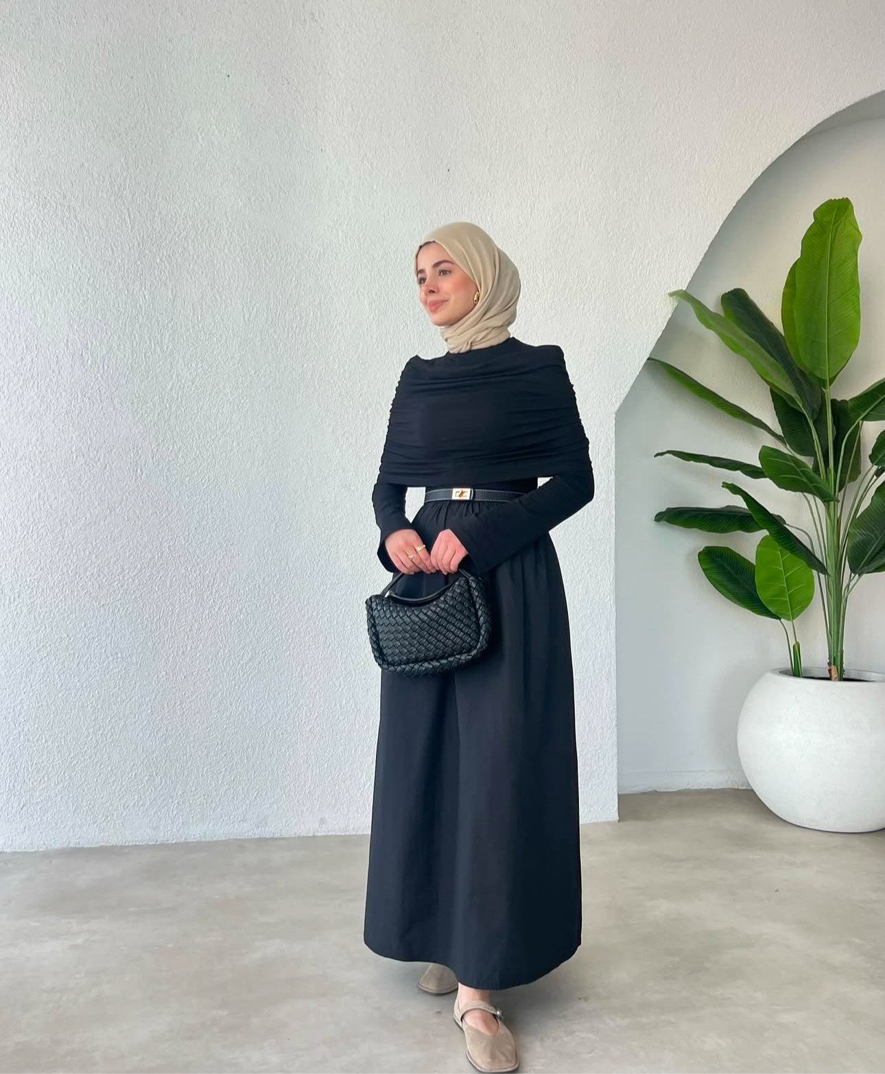 Kleid mit Drape-Detail