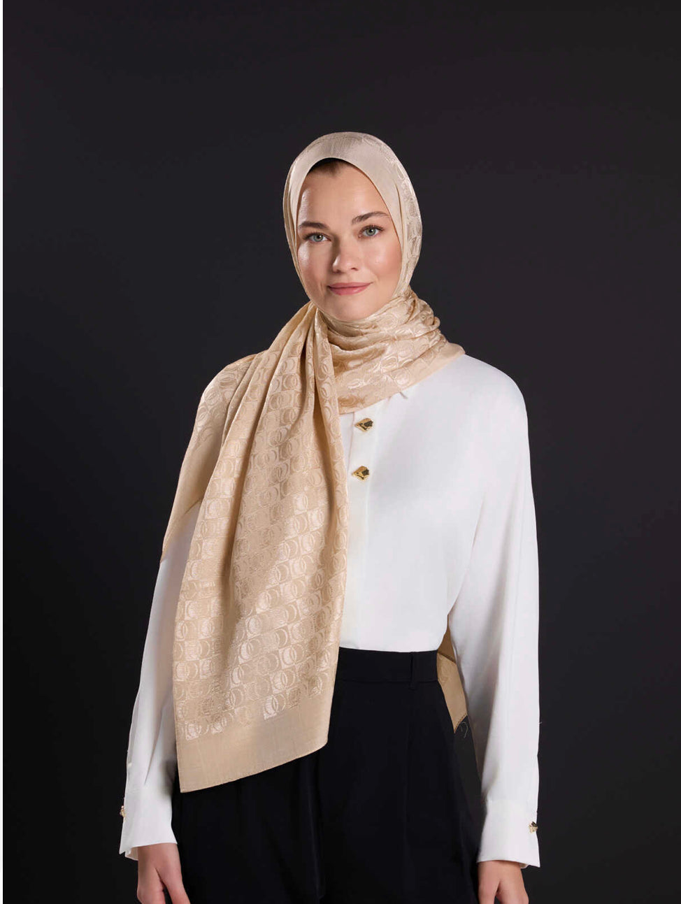 Imannoor Dama Logo Parlak Jakar Schal