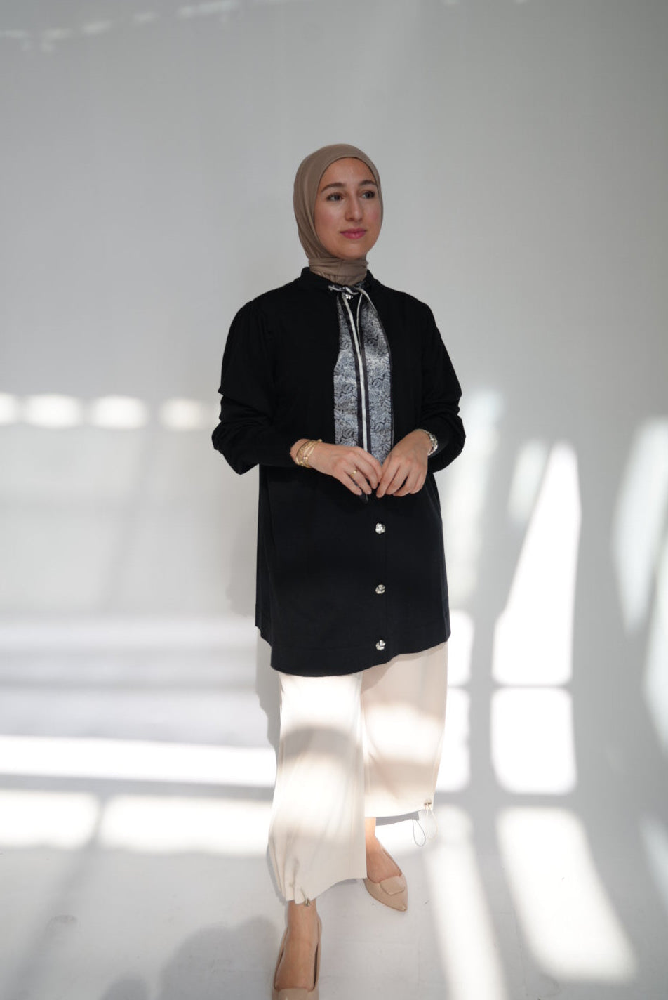Strickjacke mit Fular