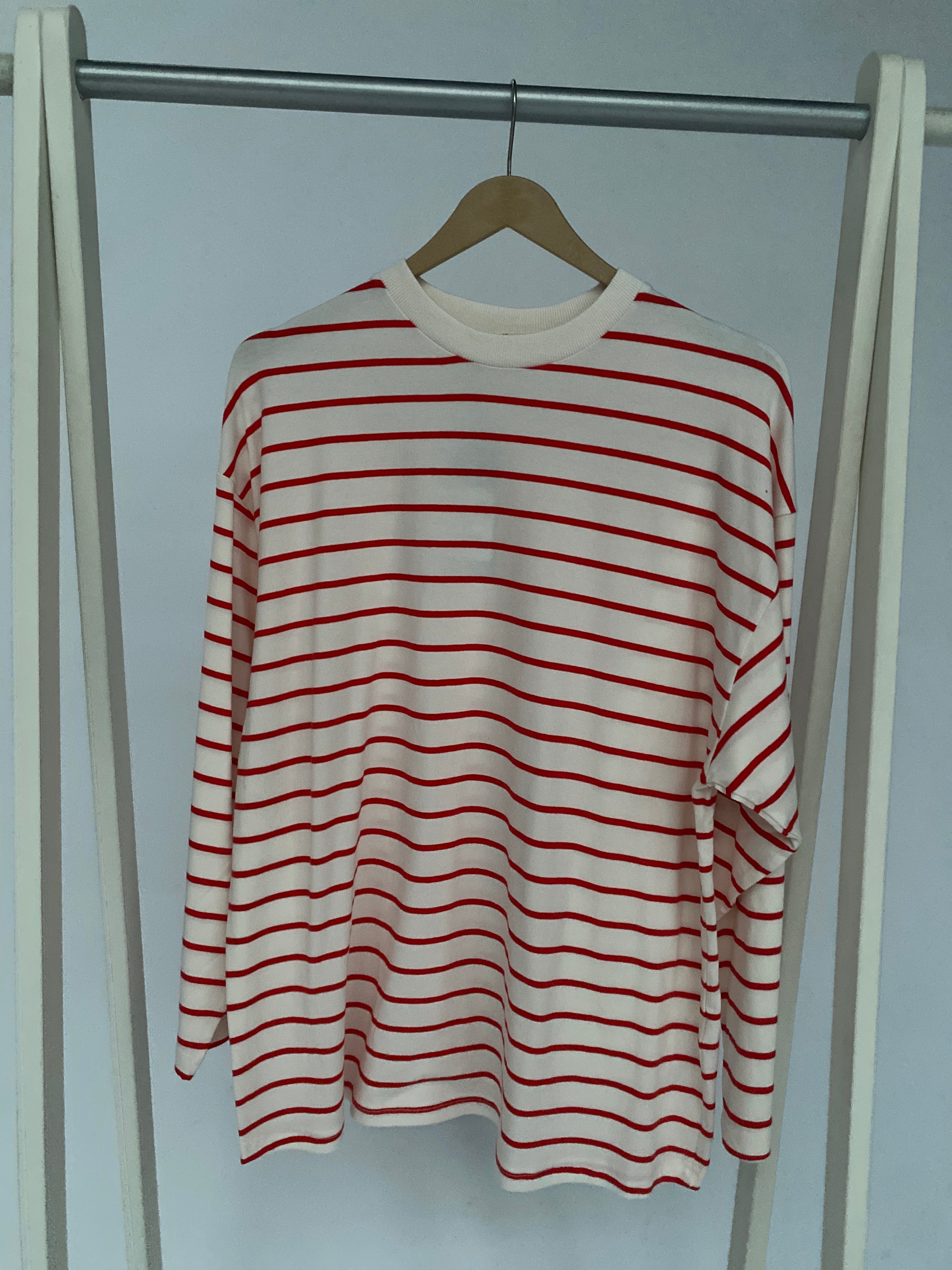 Oversize gestreifte Tunika