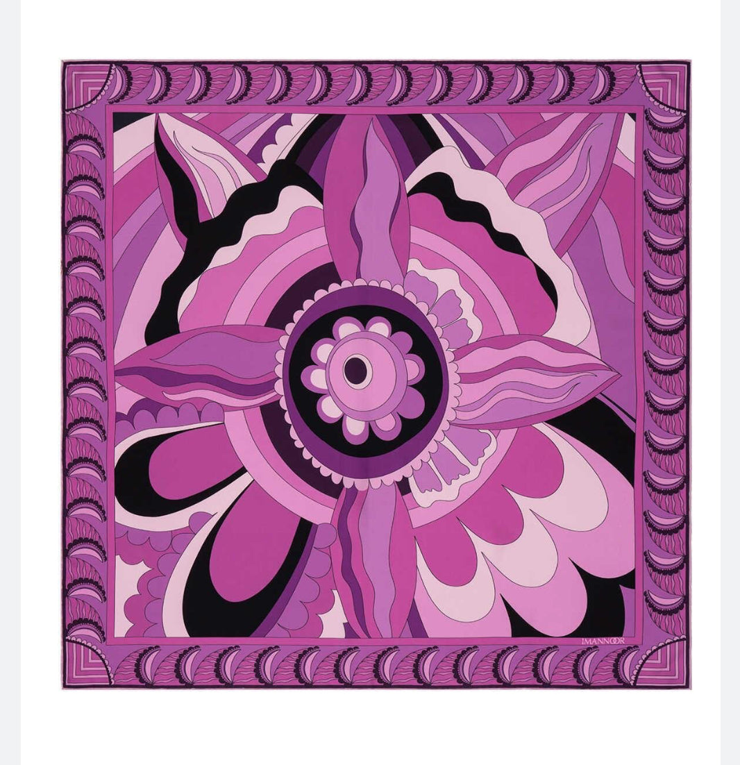 Imannoor Dans Desen Eşarp