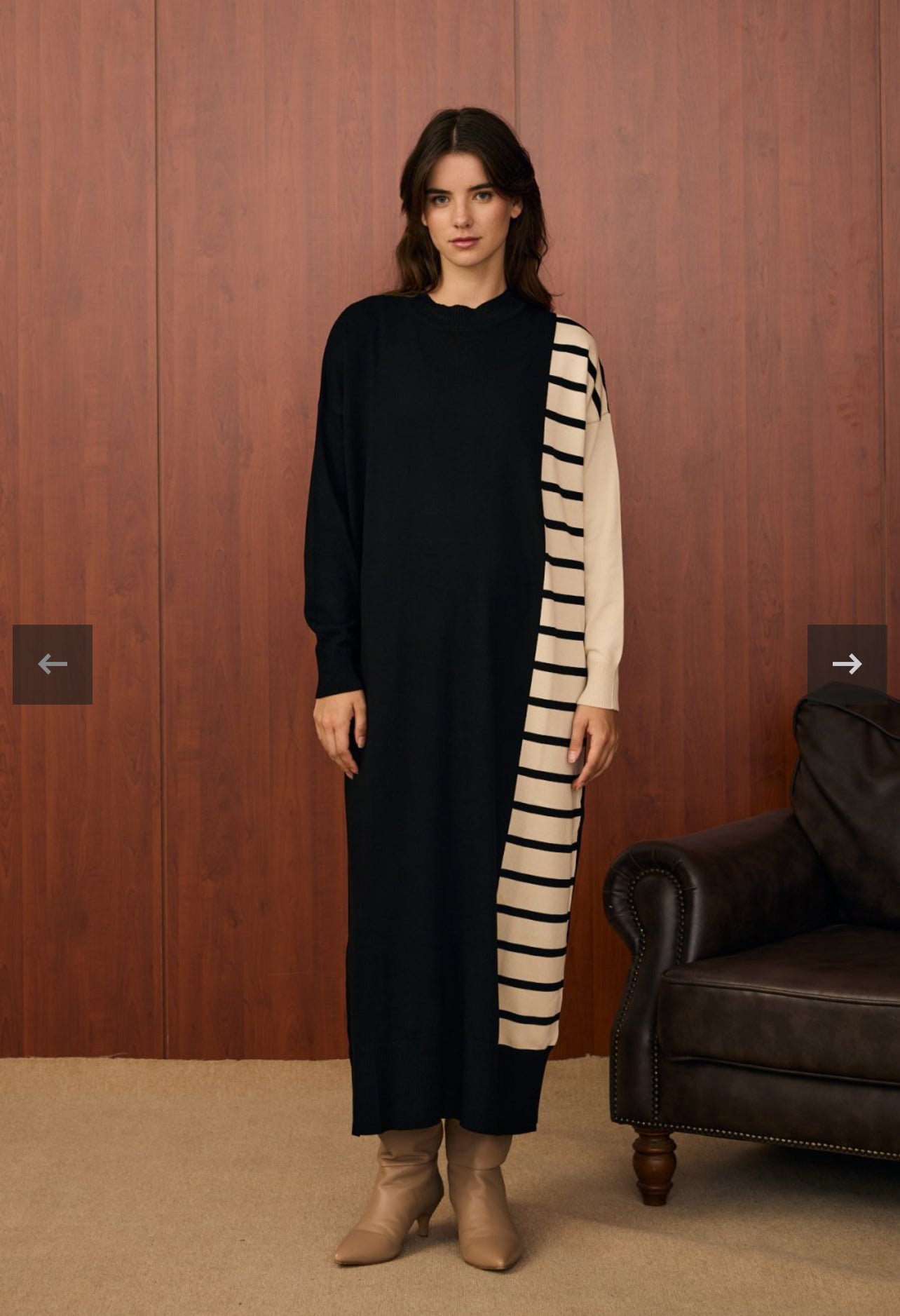 Strickkleid Stripe