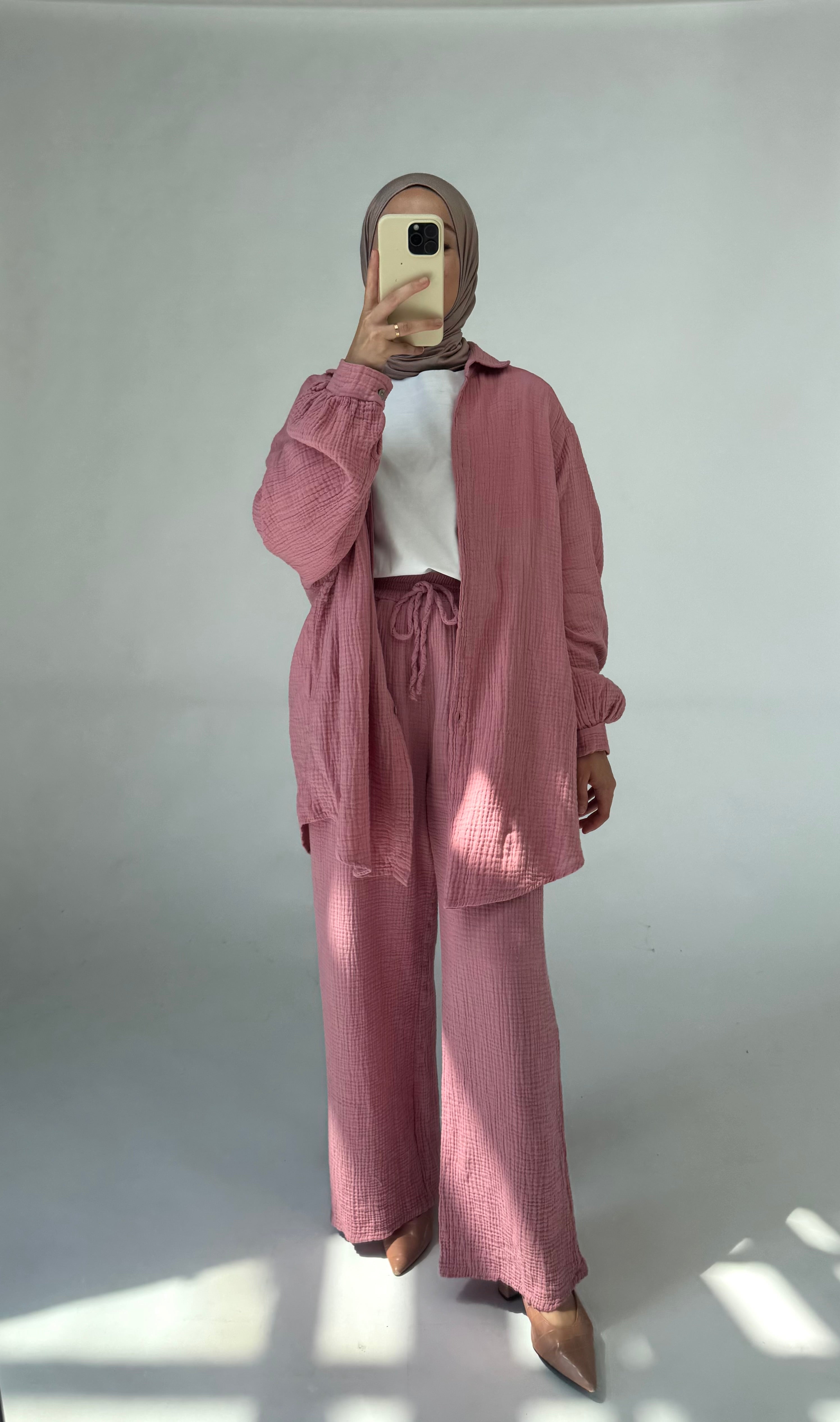 Musselin Zweiteiler mit Hose