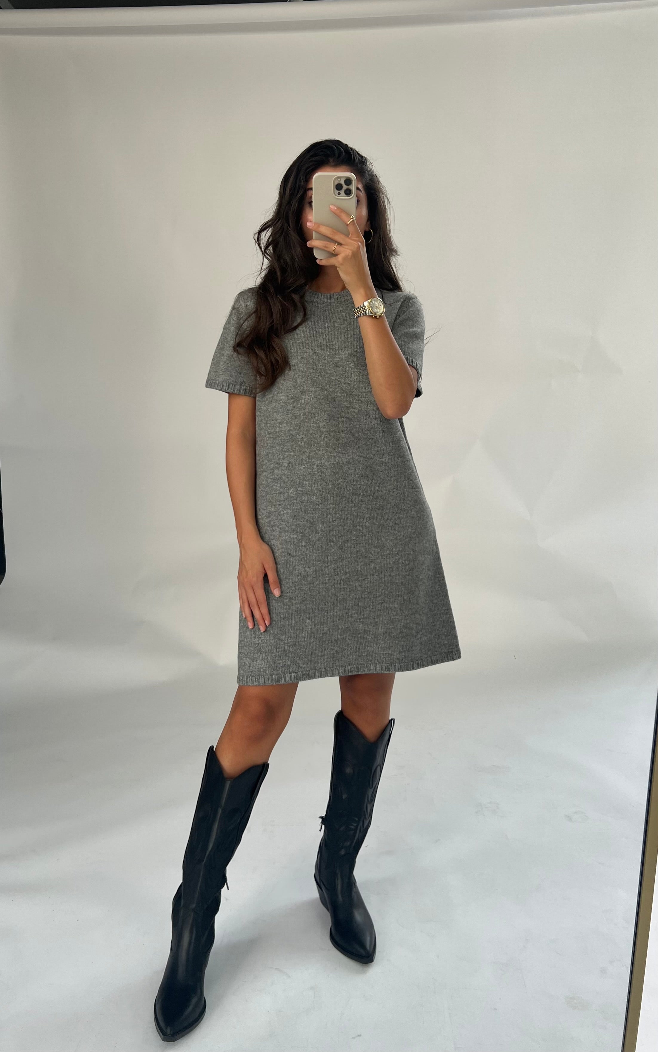 Strick Kleid