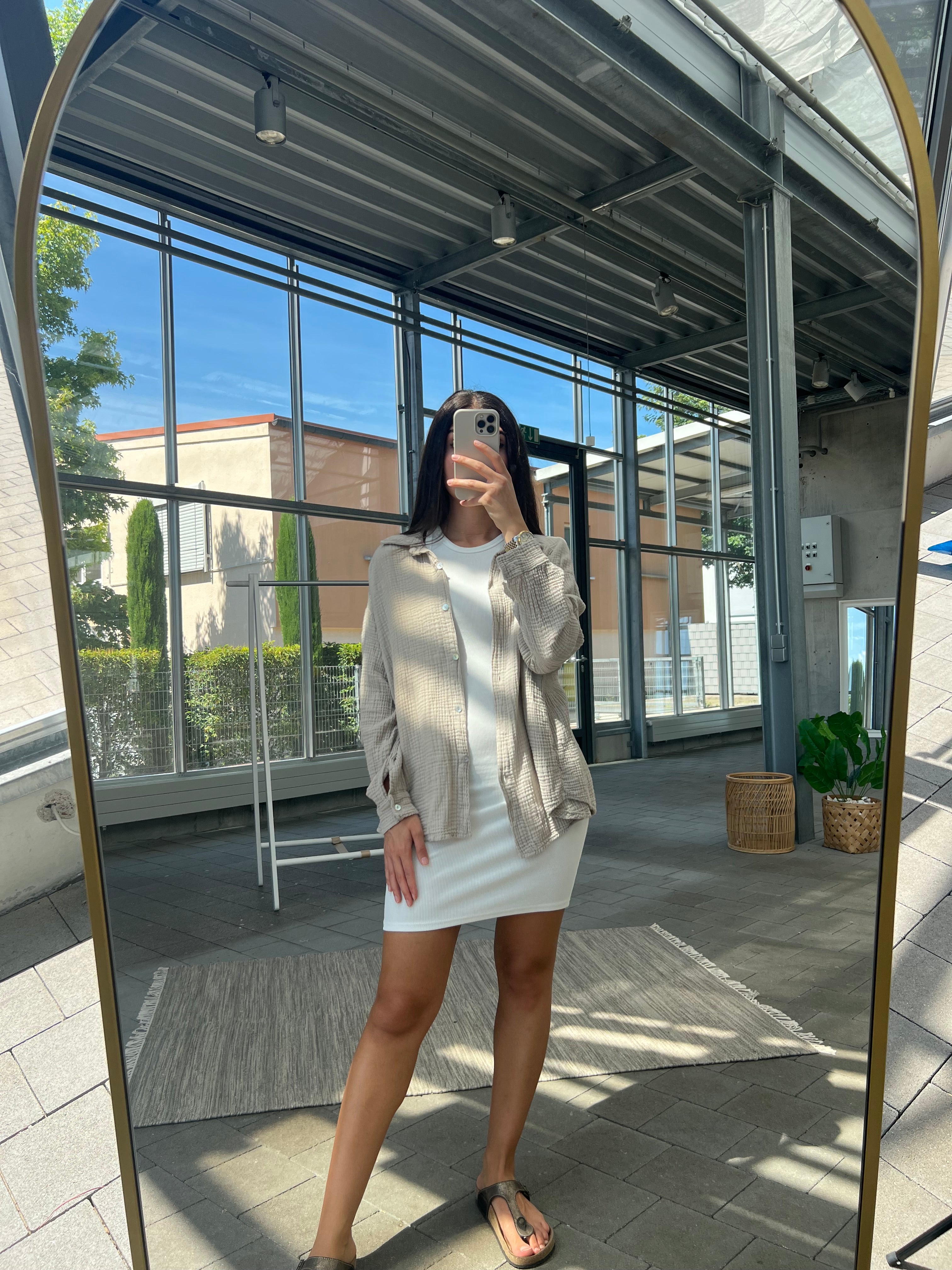Figurbetontes Rippkleid