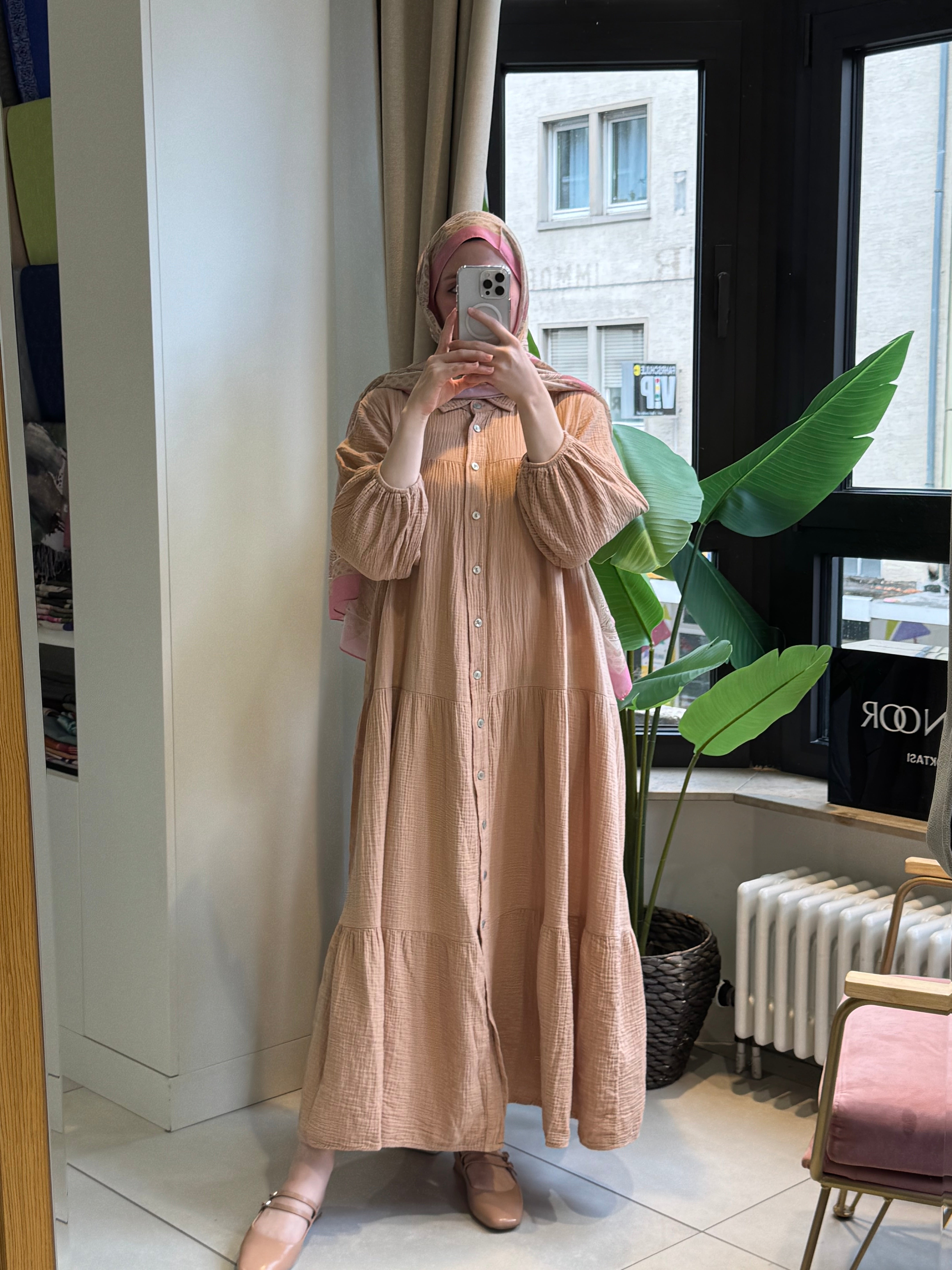 Musselin Relax Kleid