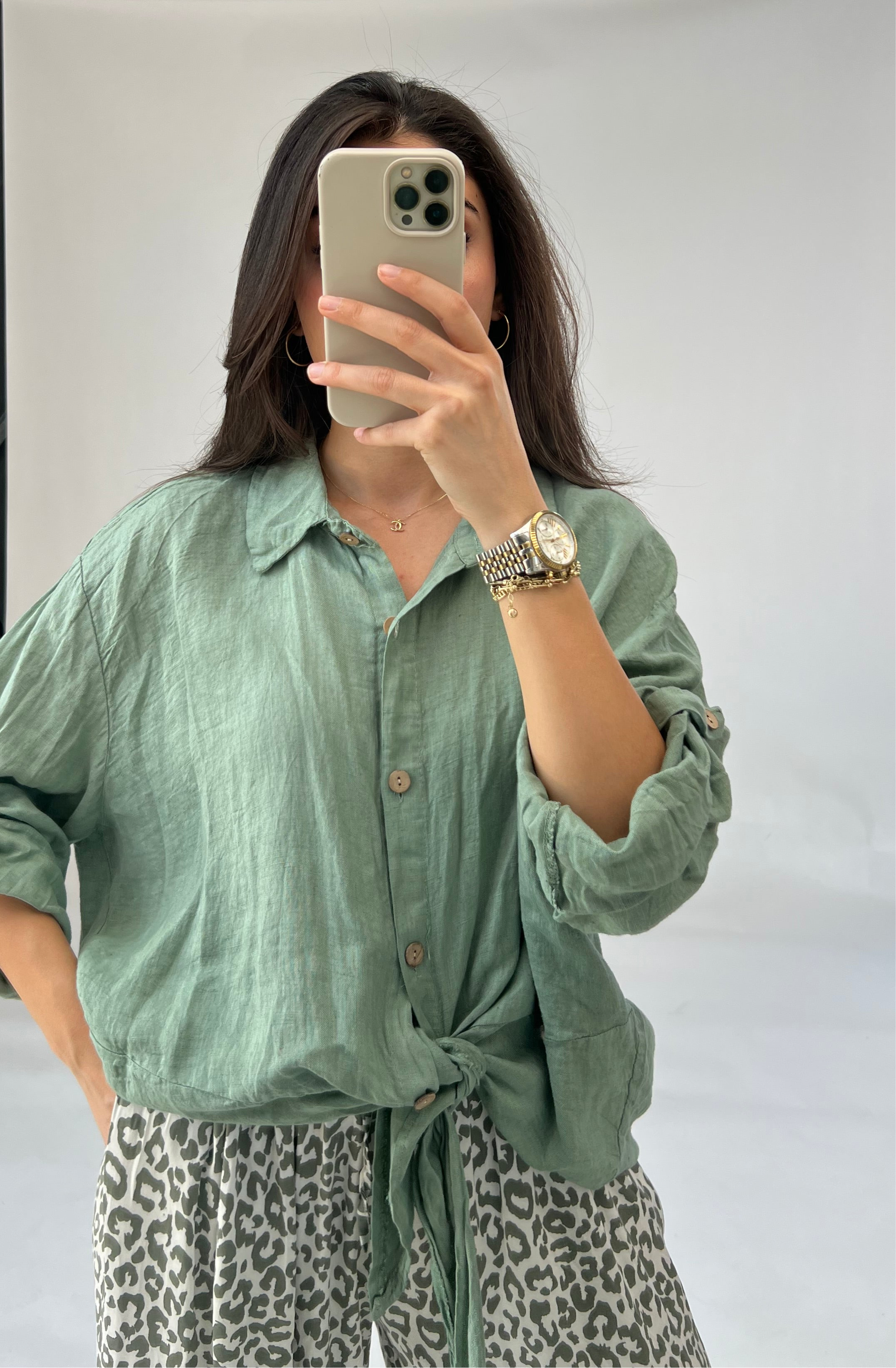 Leinenbluse Lena