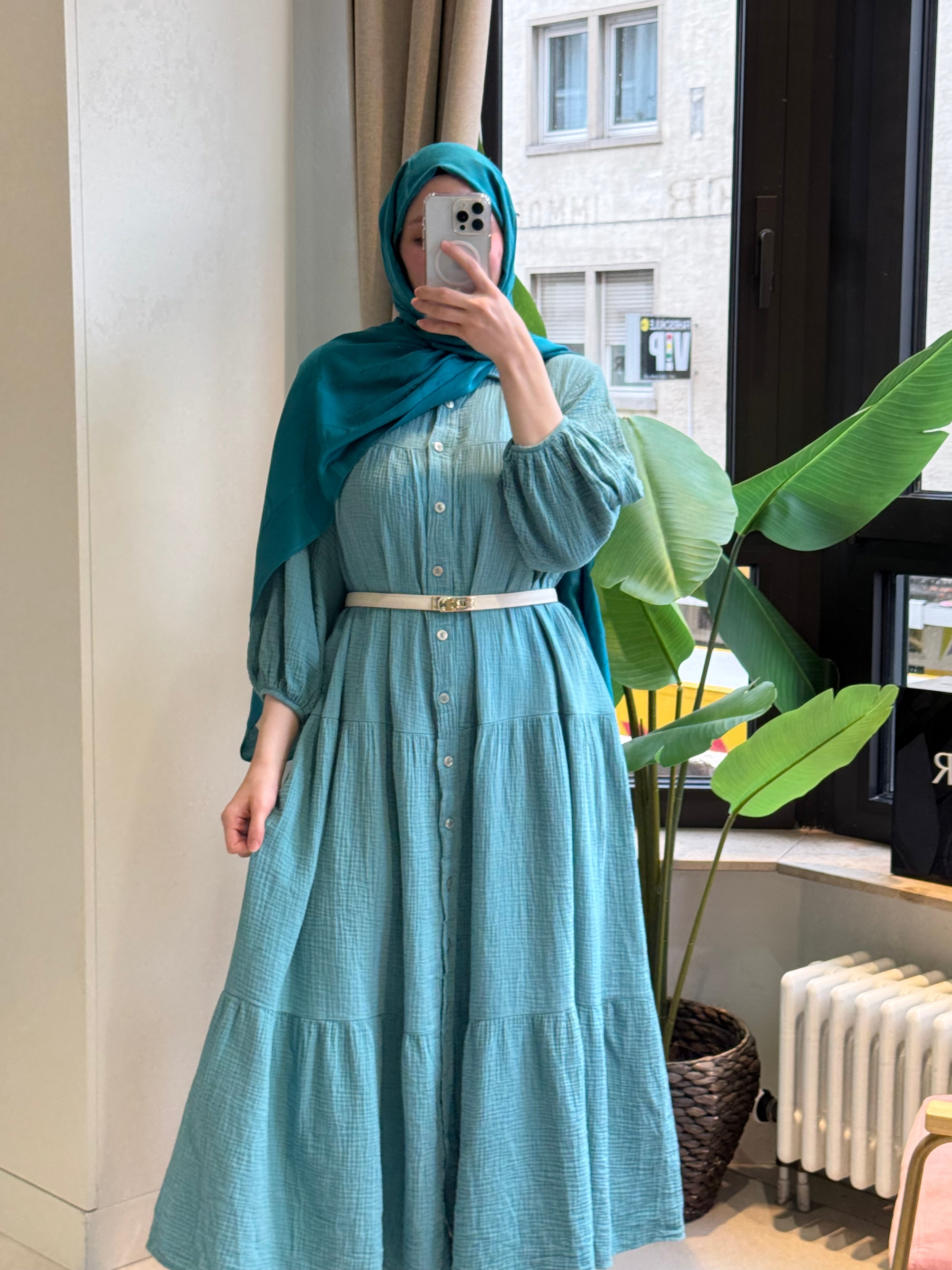 Musselin Relax Kleid