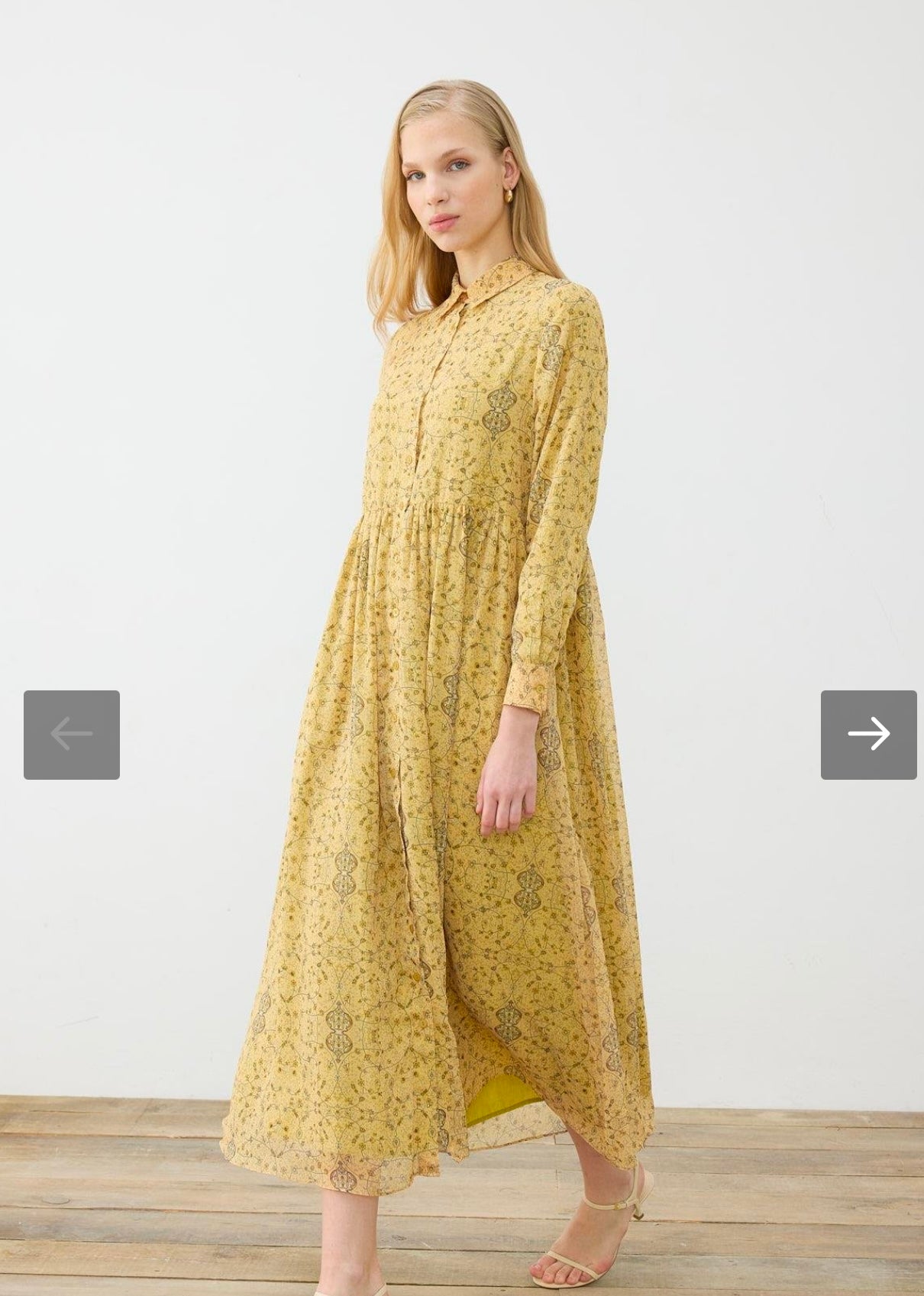 Spring Chiffon Kleid