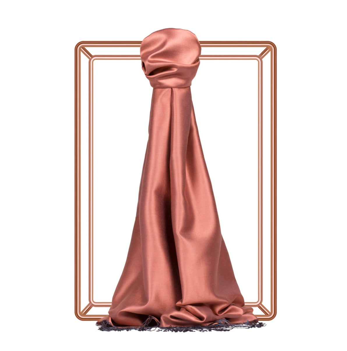 Ipekevi Seidenschal in Kupfer