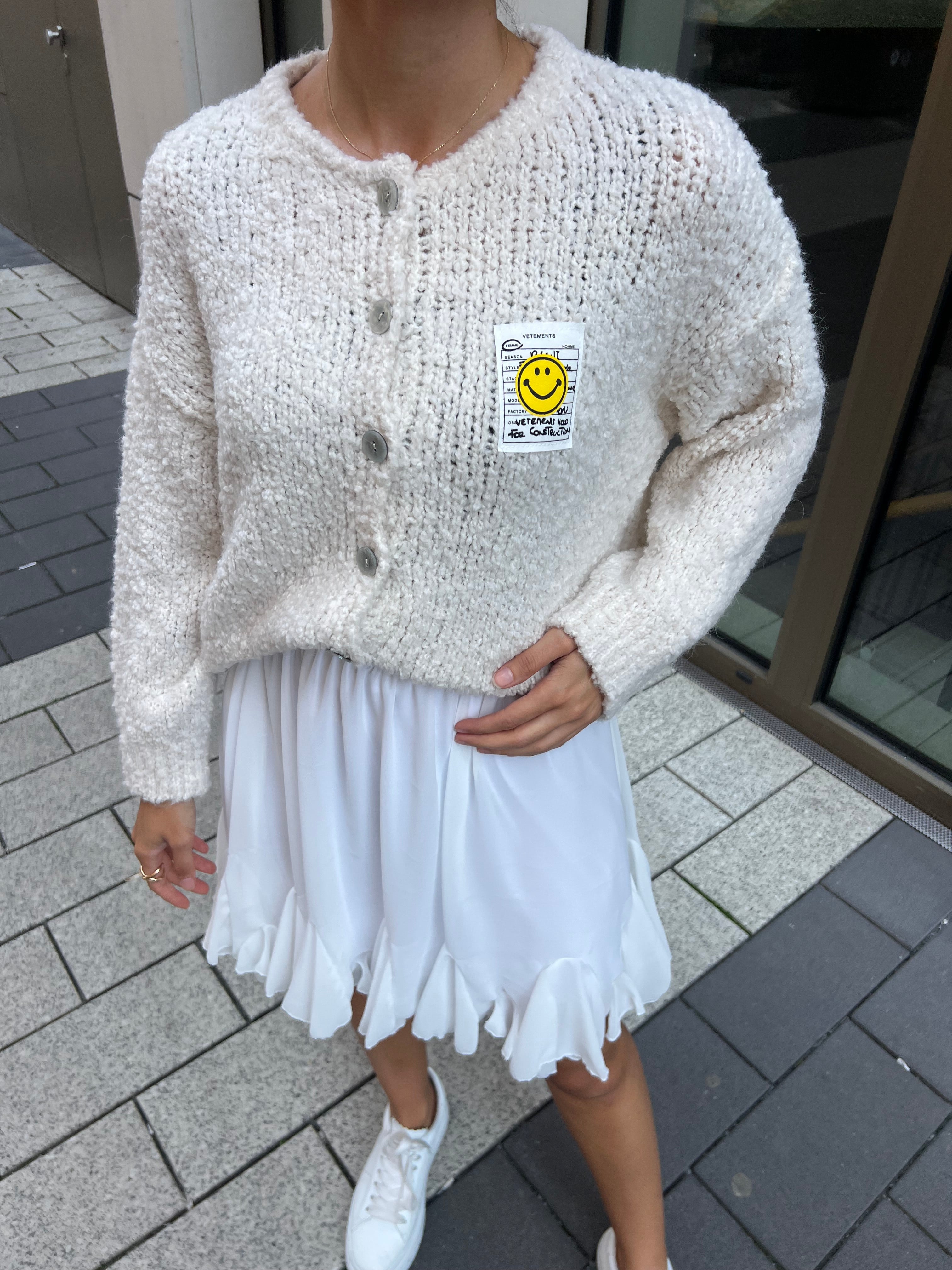 Smiley Cardigan