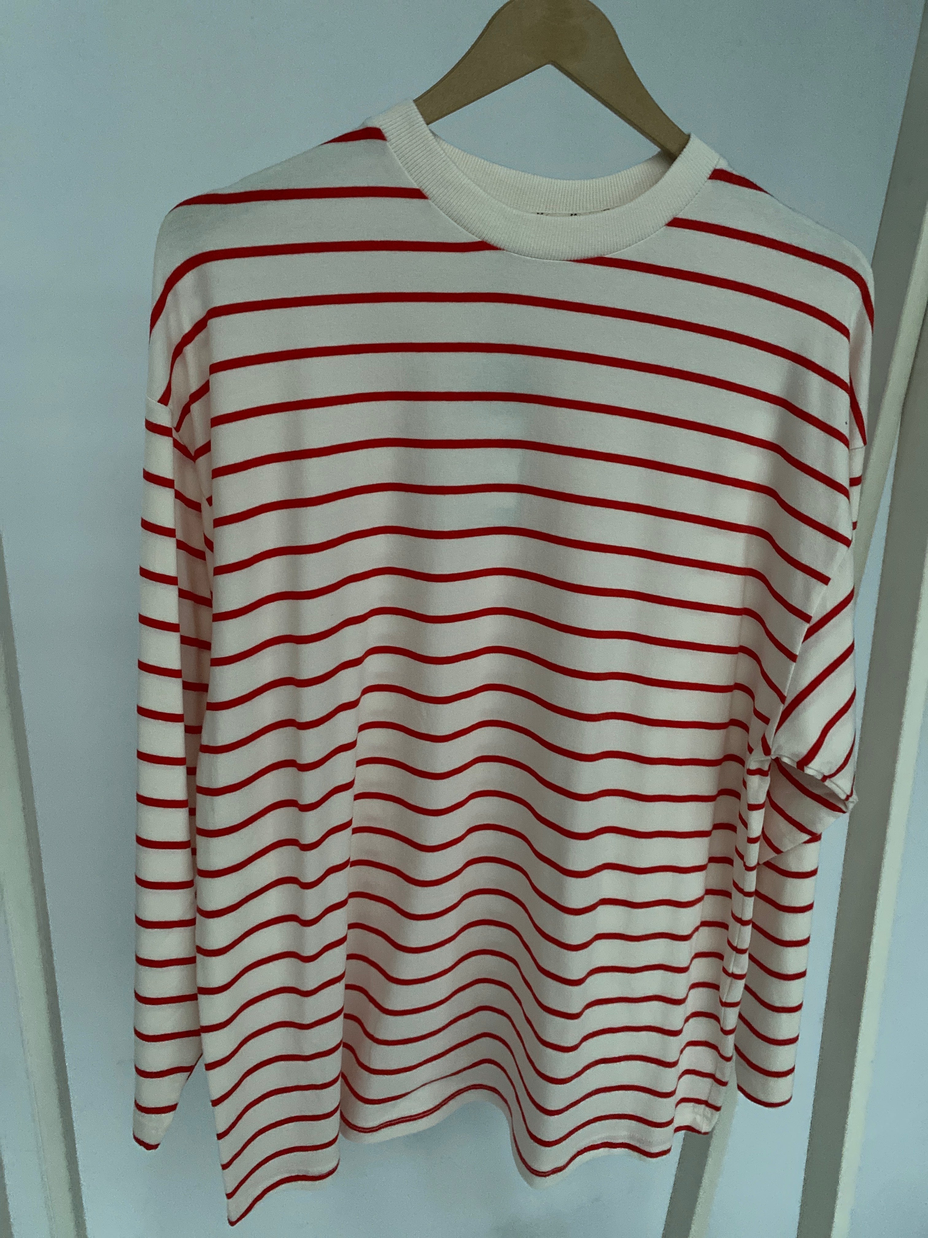 Oversize gestreifte Tunika