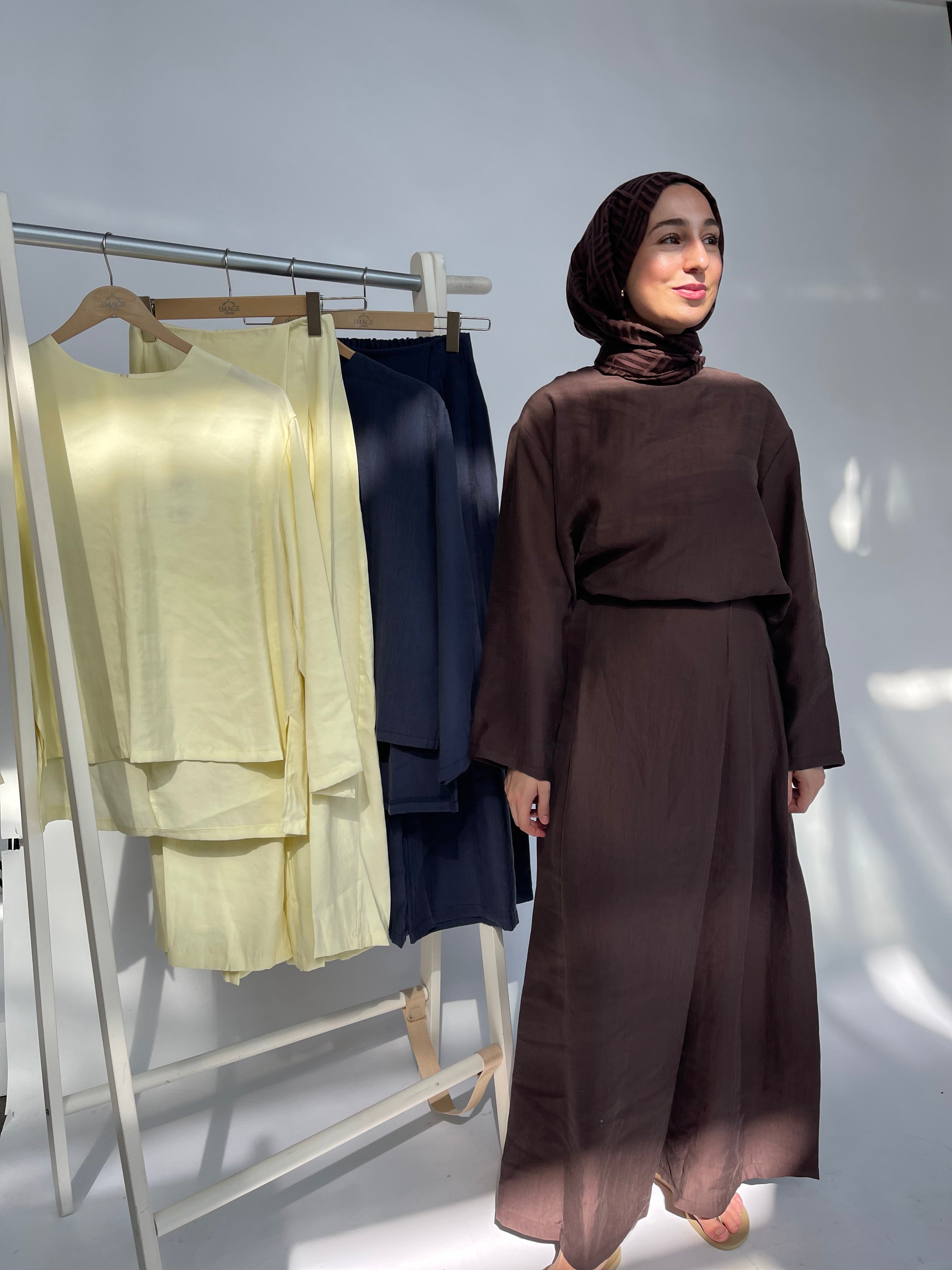 Zweiteiler mit Hosenrock