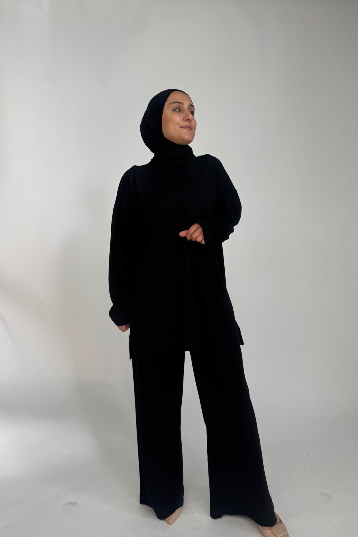 Strick Zweiteiler mit Hose