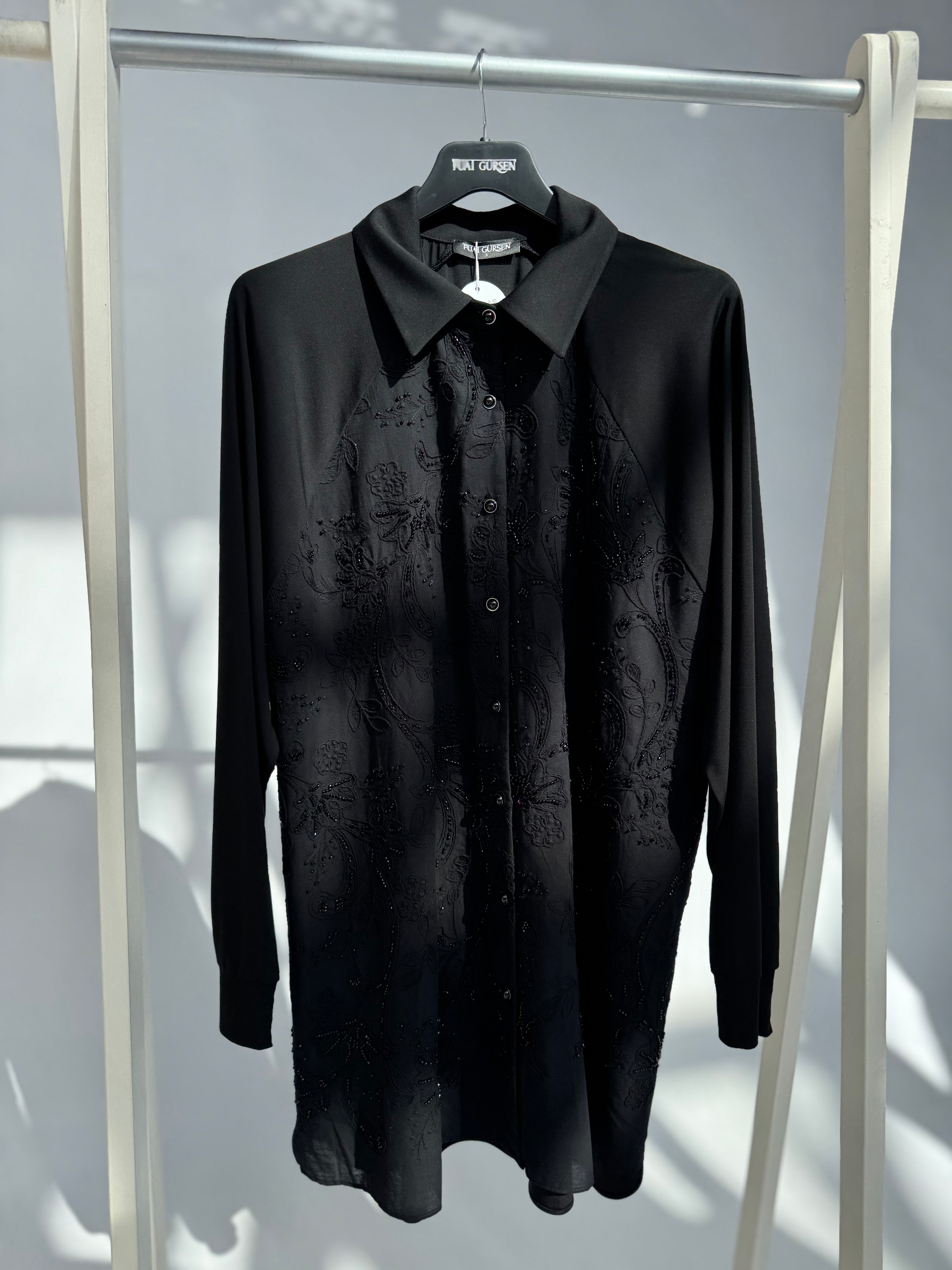 Fuat Gürsen Tunika mit Spitzendetail