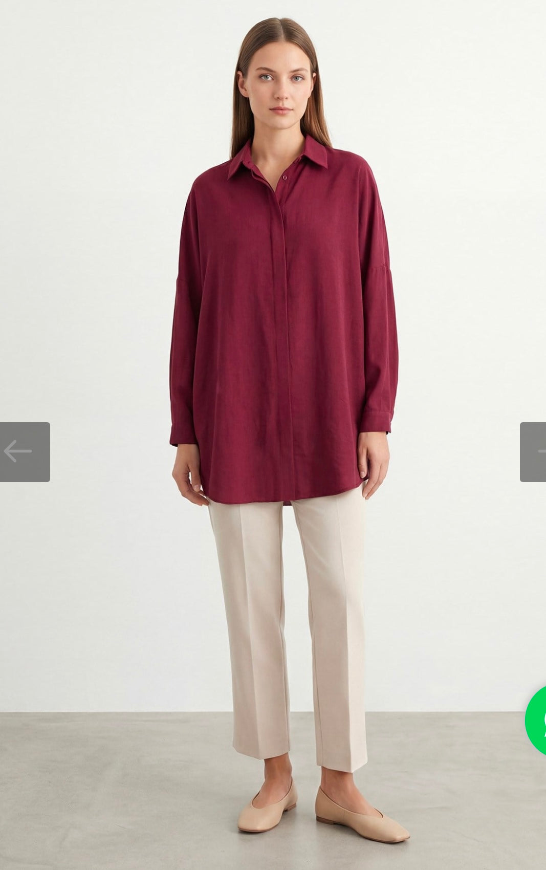 Elegante Oversize Bluse