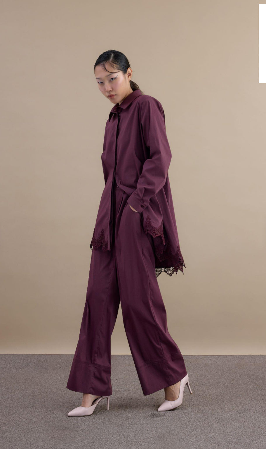 Almarwah Spitzendetail Zweiteiler