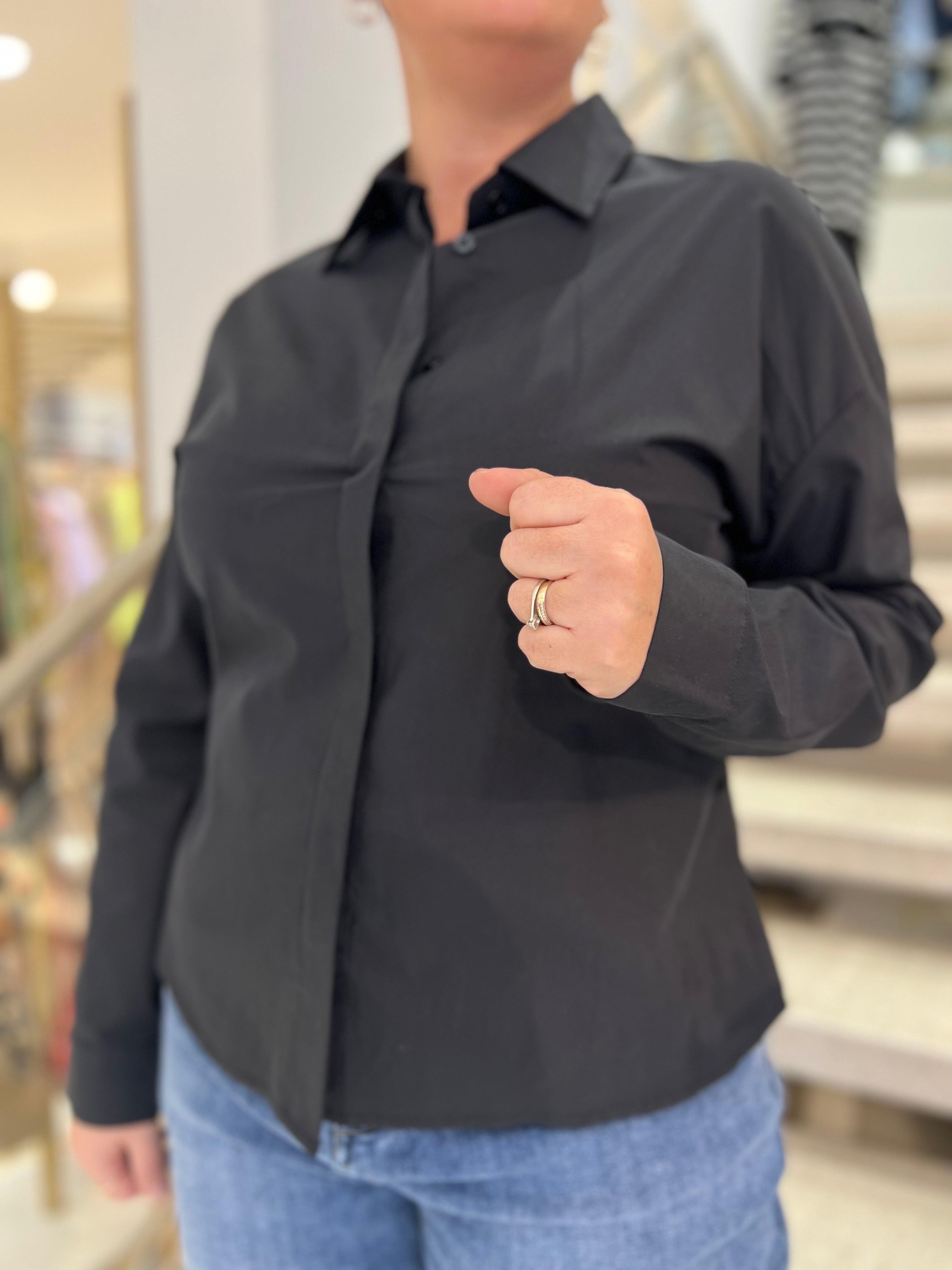 Bluse mit Rückendetail