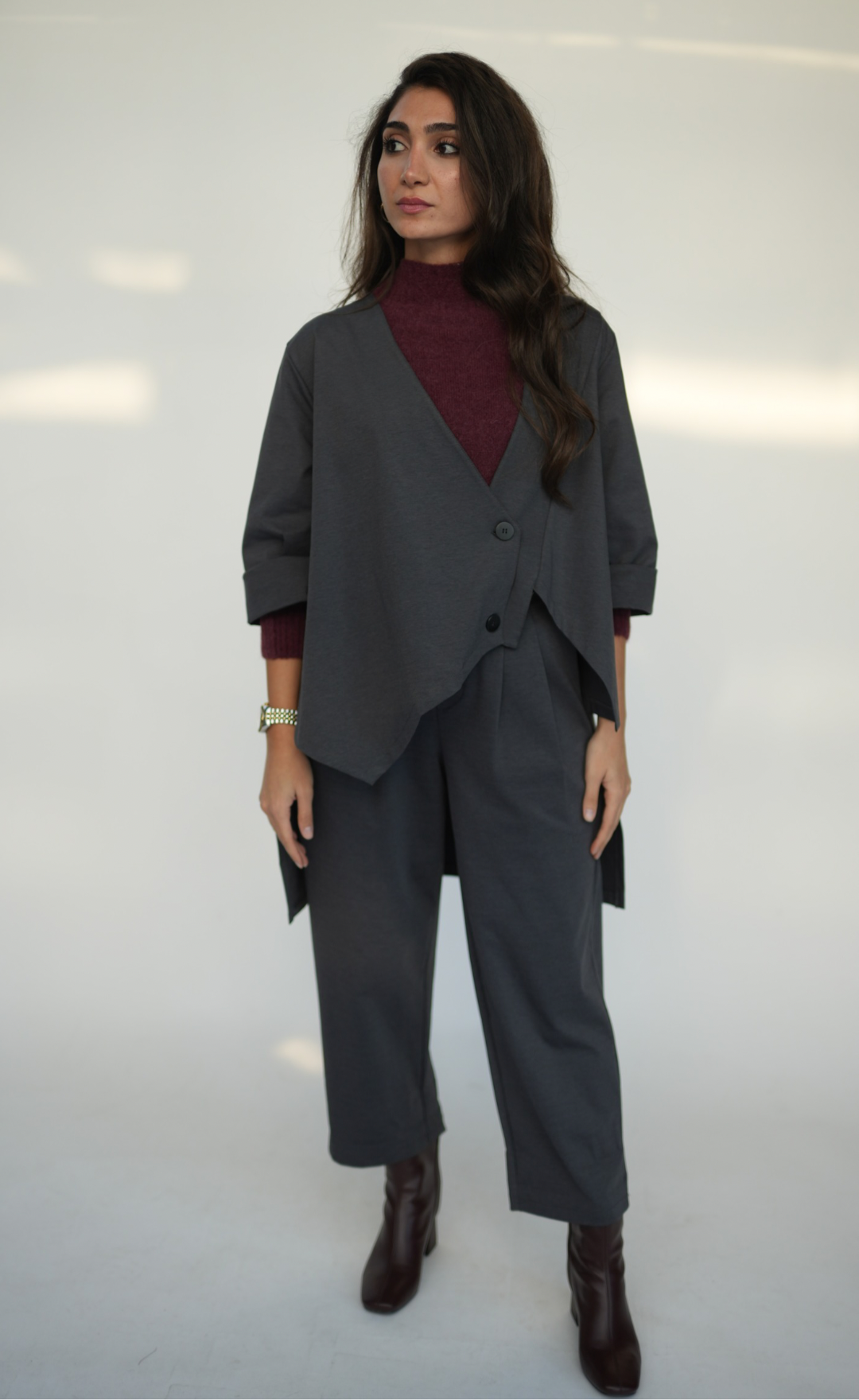 Asymmetrical jacket pel