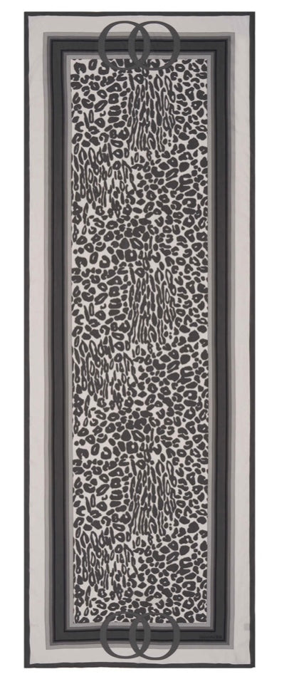 İmannoor logo leopar Schal