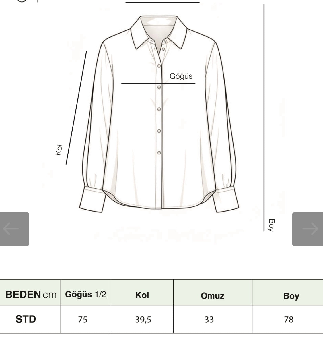 Elegante Oversize Bluse