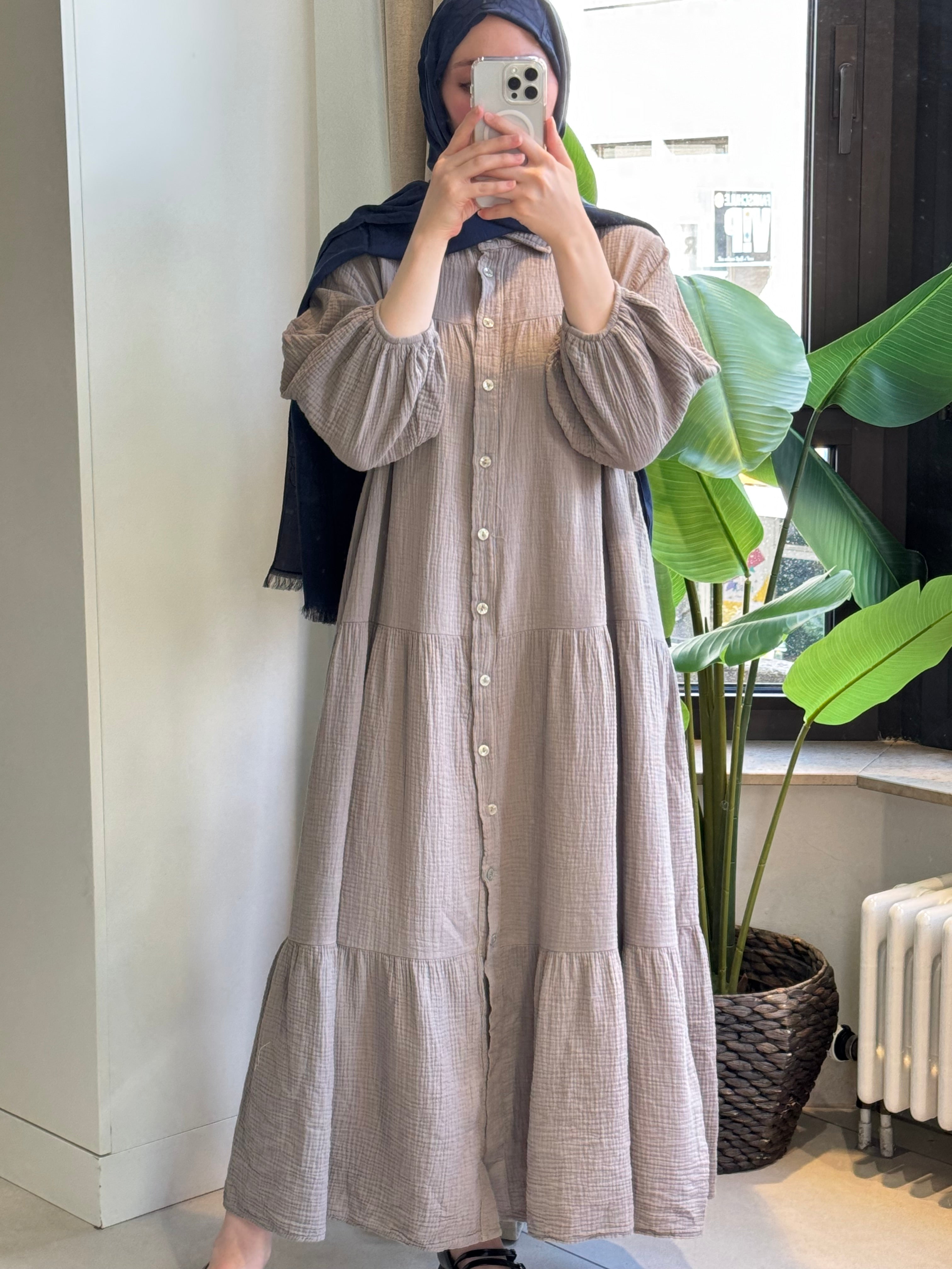 Musselin Relax Kleid