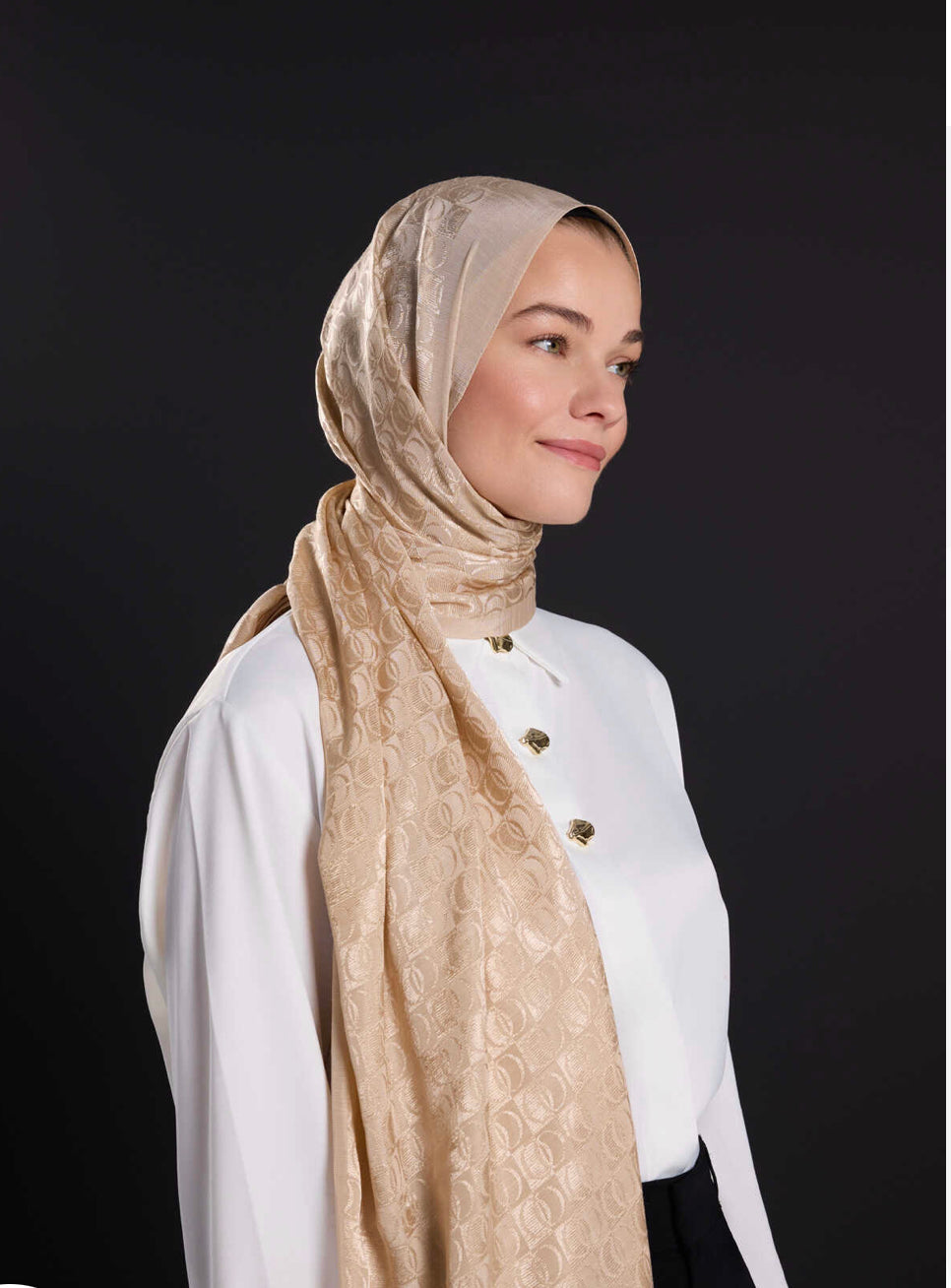 Imannoor Dama Logo Parlak Jakar Schal