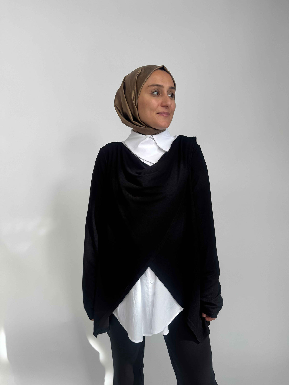 Asymmetrische Wickel-Tunika