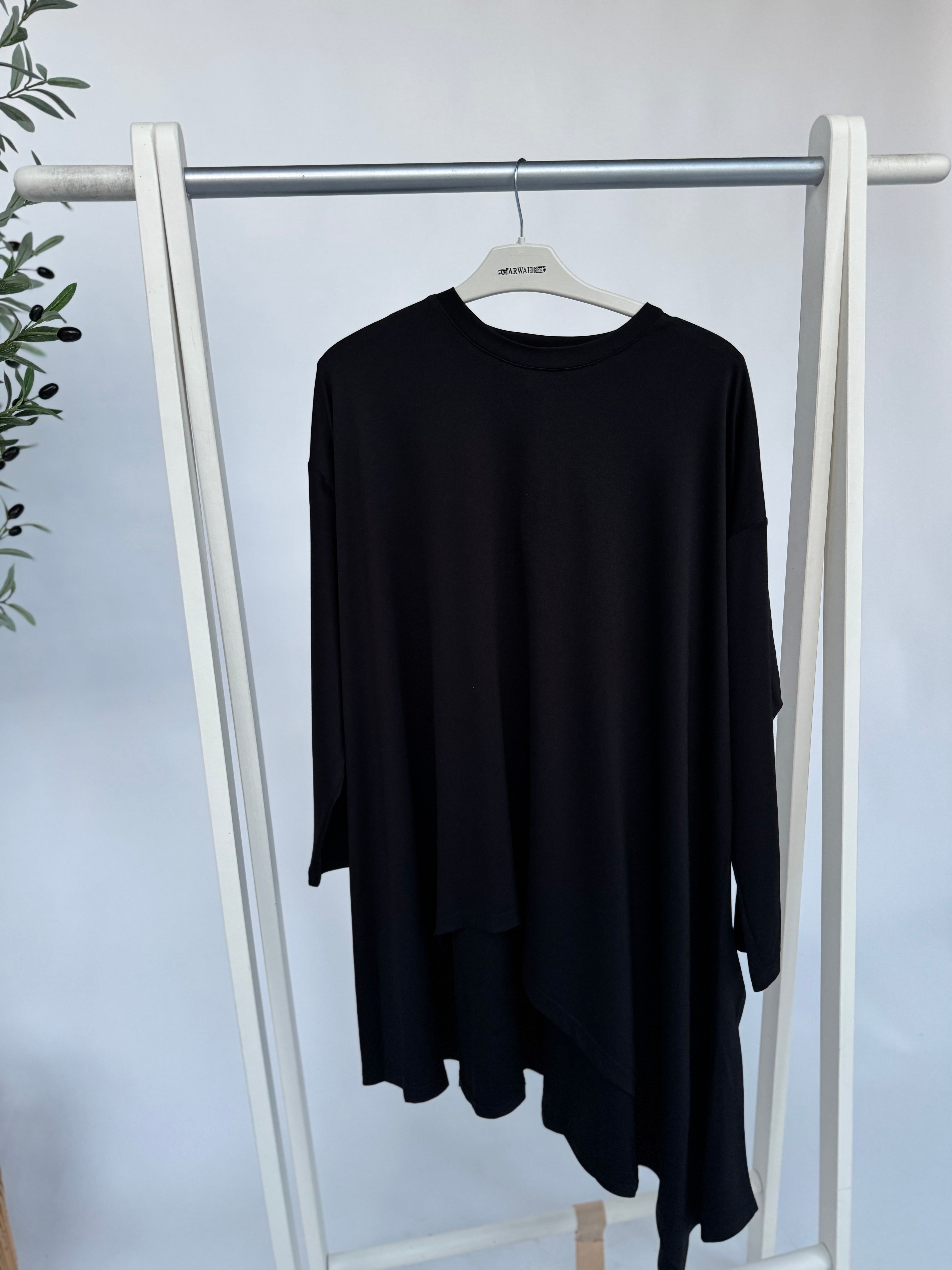 Almarwah Asymmetrische Basic Tunika 102254
