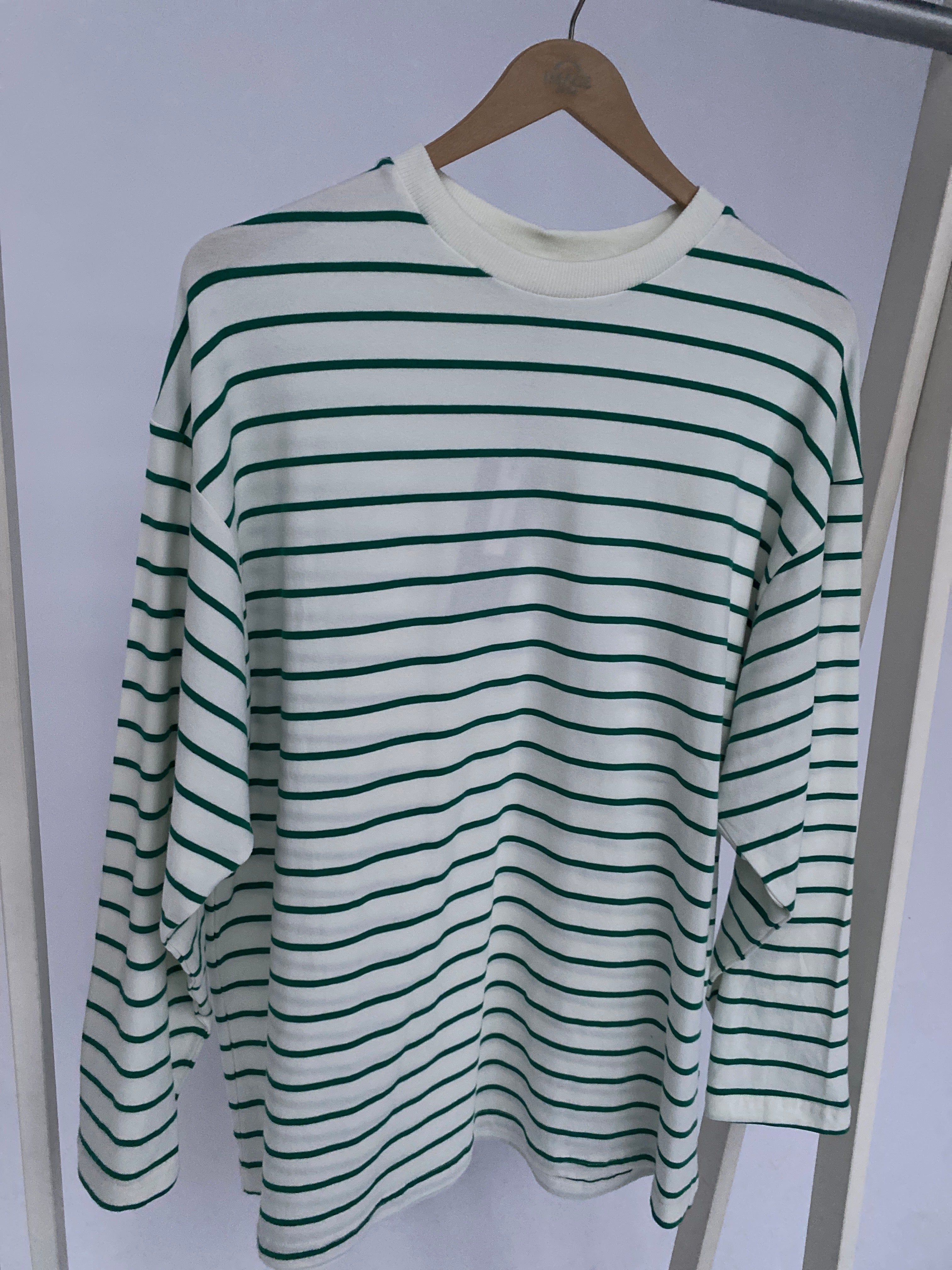 Oversize gestreifte Tunika