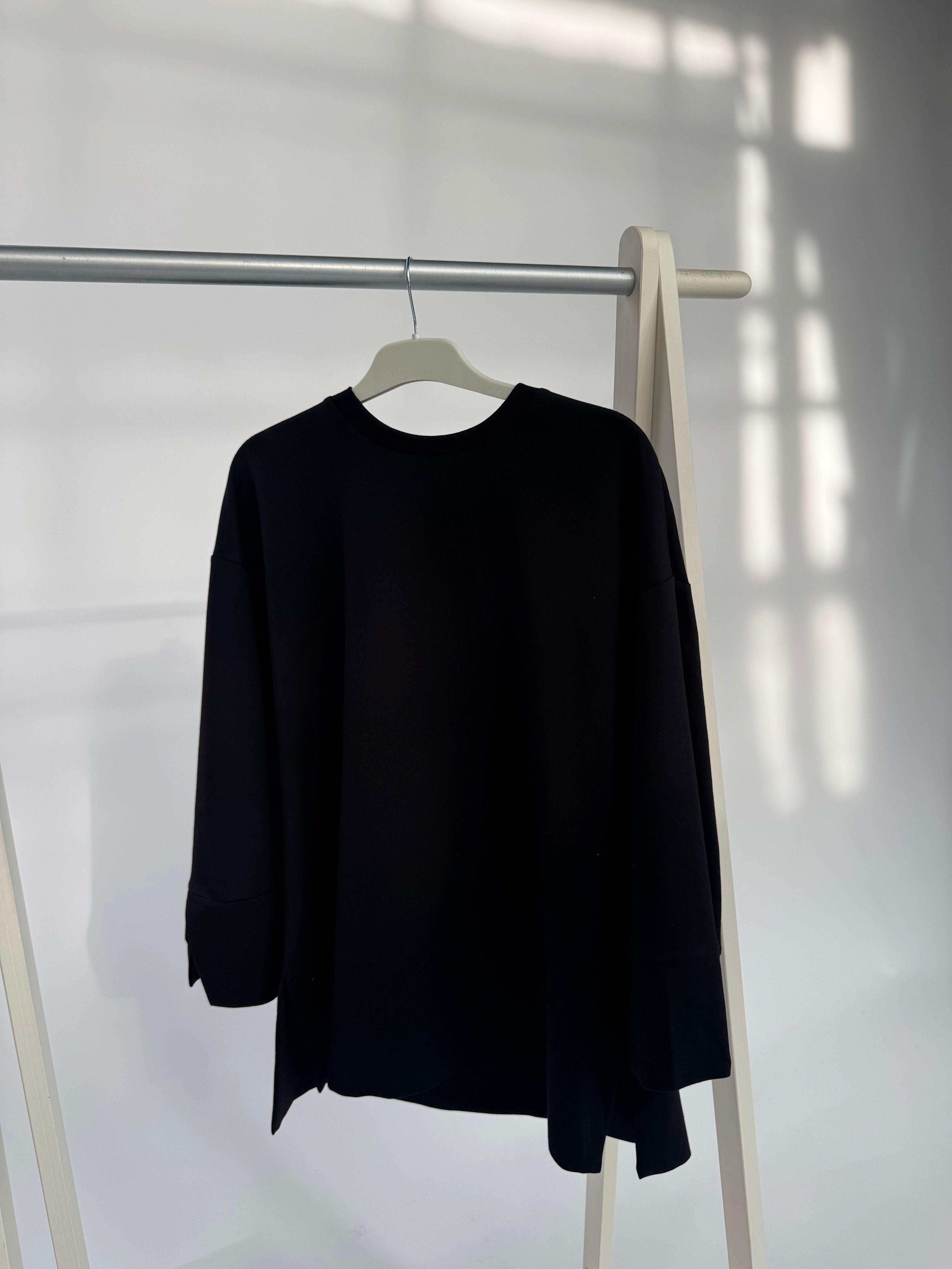 Basic Tunika mit Rundhalsausschnitt