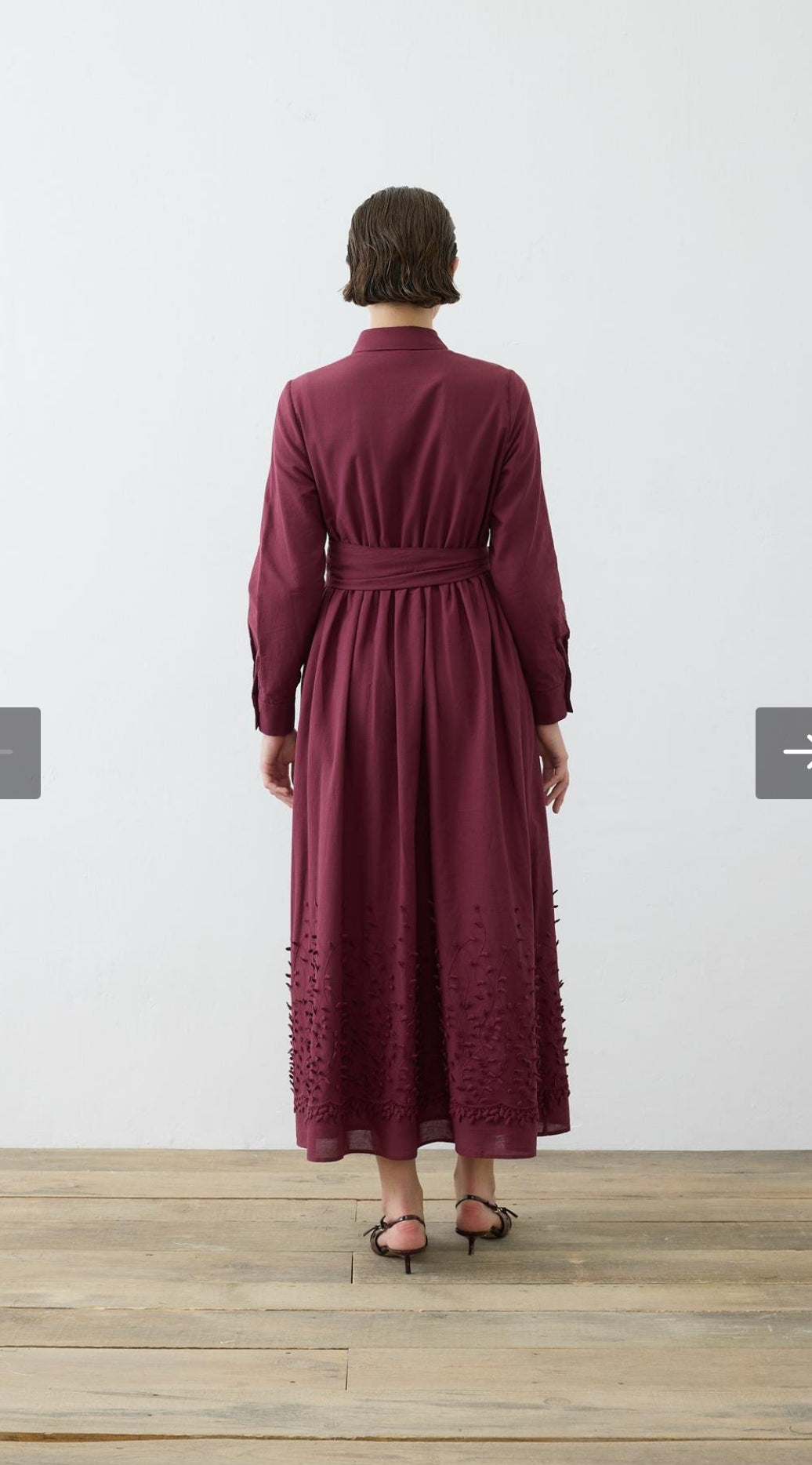 Melissa Brode Kleid Bordo