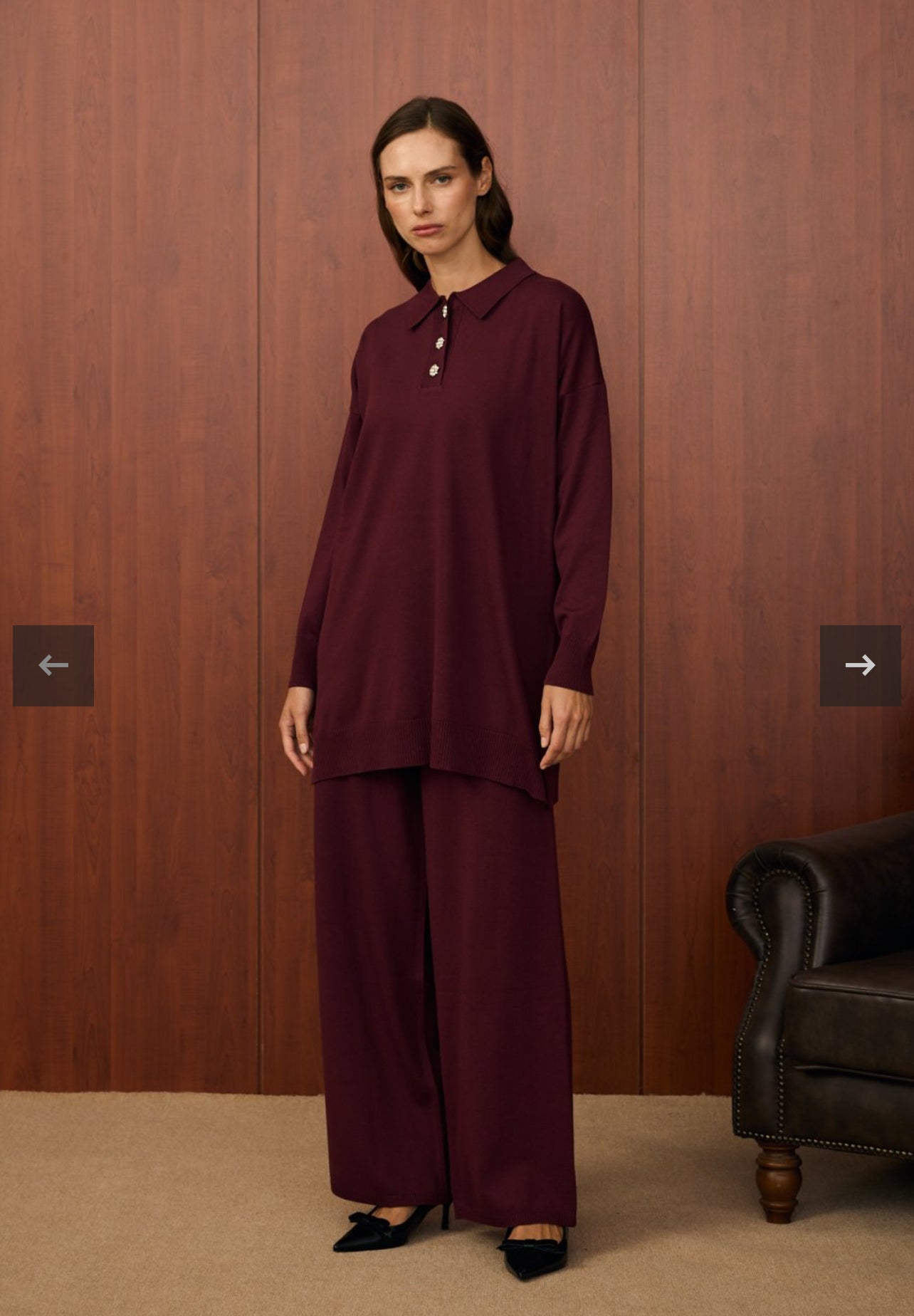 Paris Strick Zweiteiler