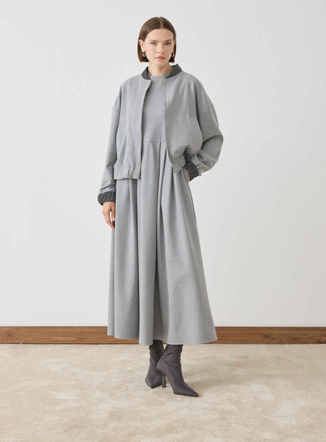 Valle Bomber Jacke mit Kleid