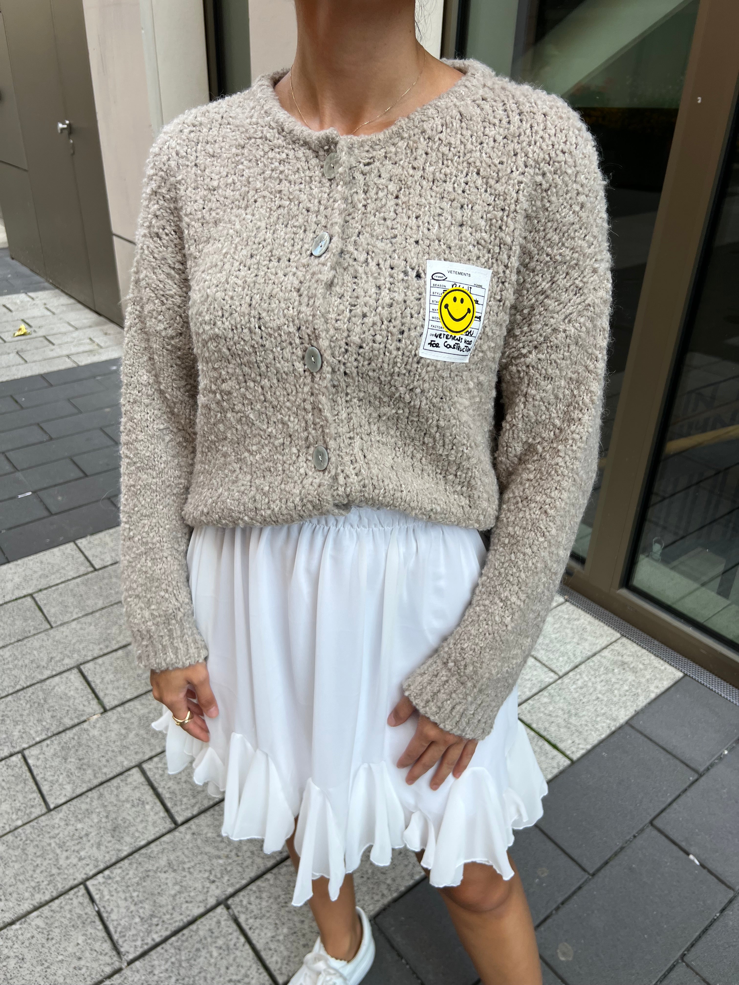 Smiley Cardigan