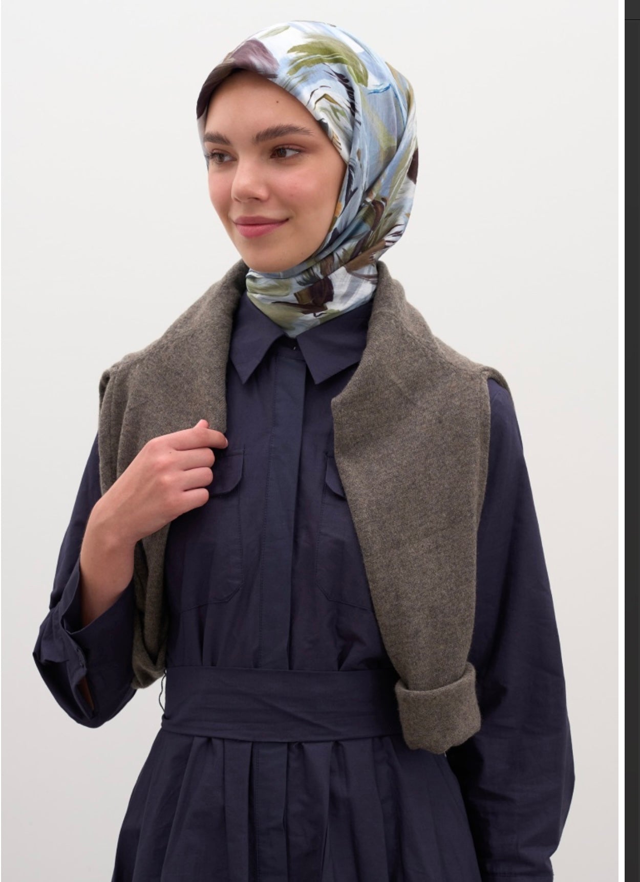 Vanilla Blossom Viskose Esarp