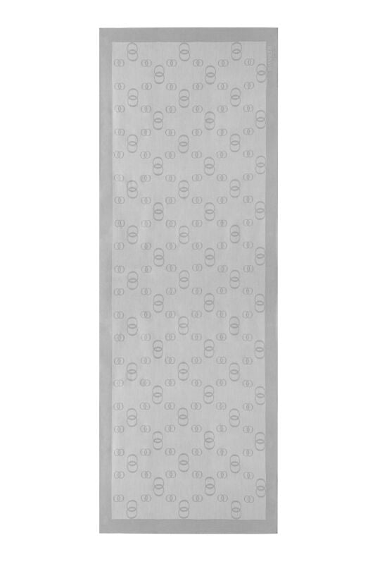 Zincir Kare Silvermoon Pamuk İpek Şal 70x210