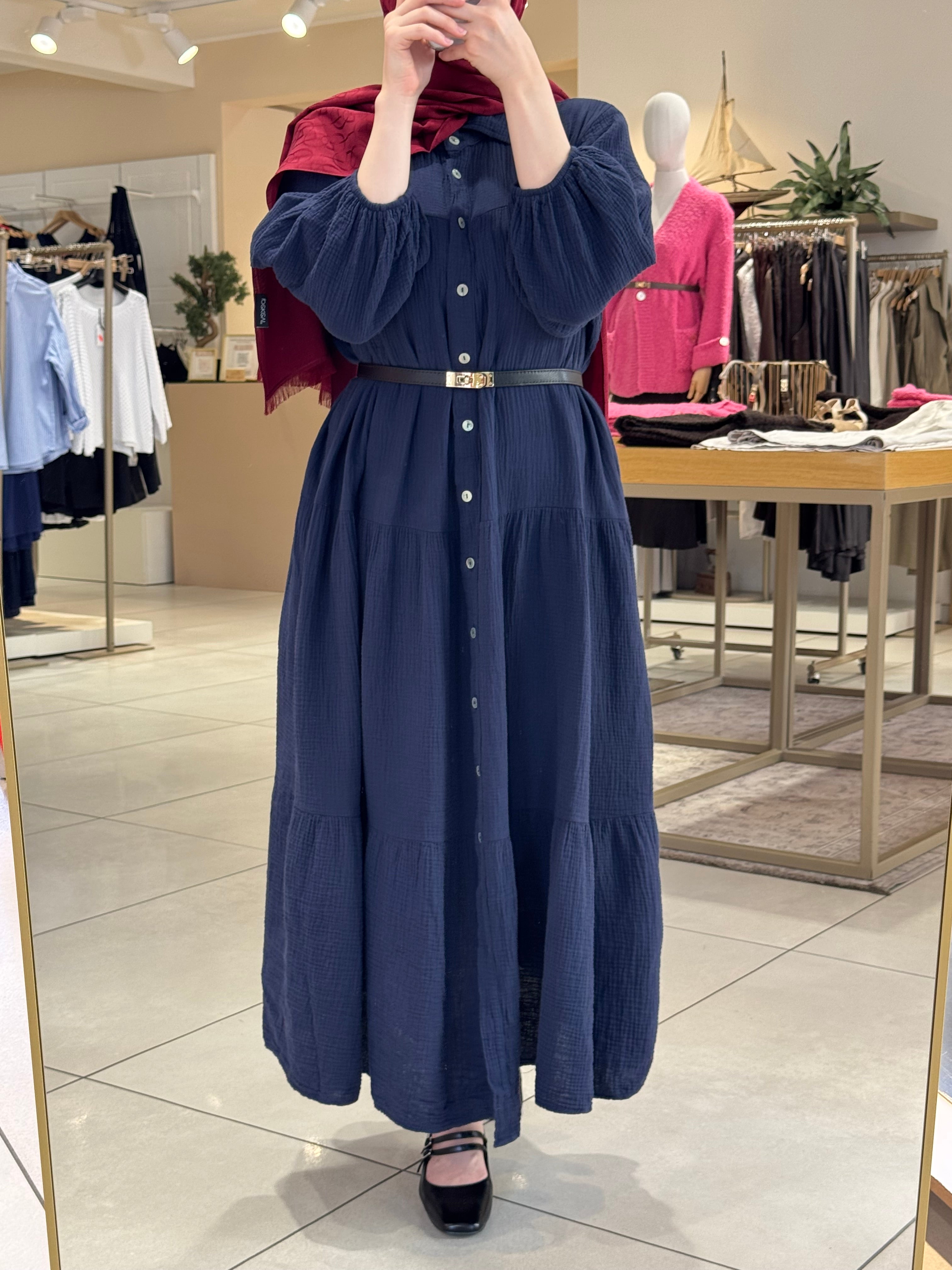 Musselin Relax Kleid
