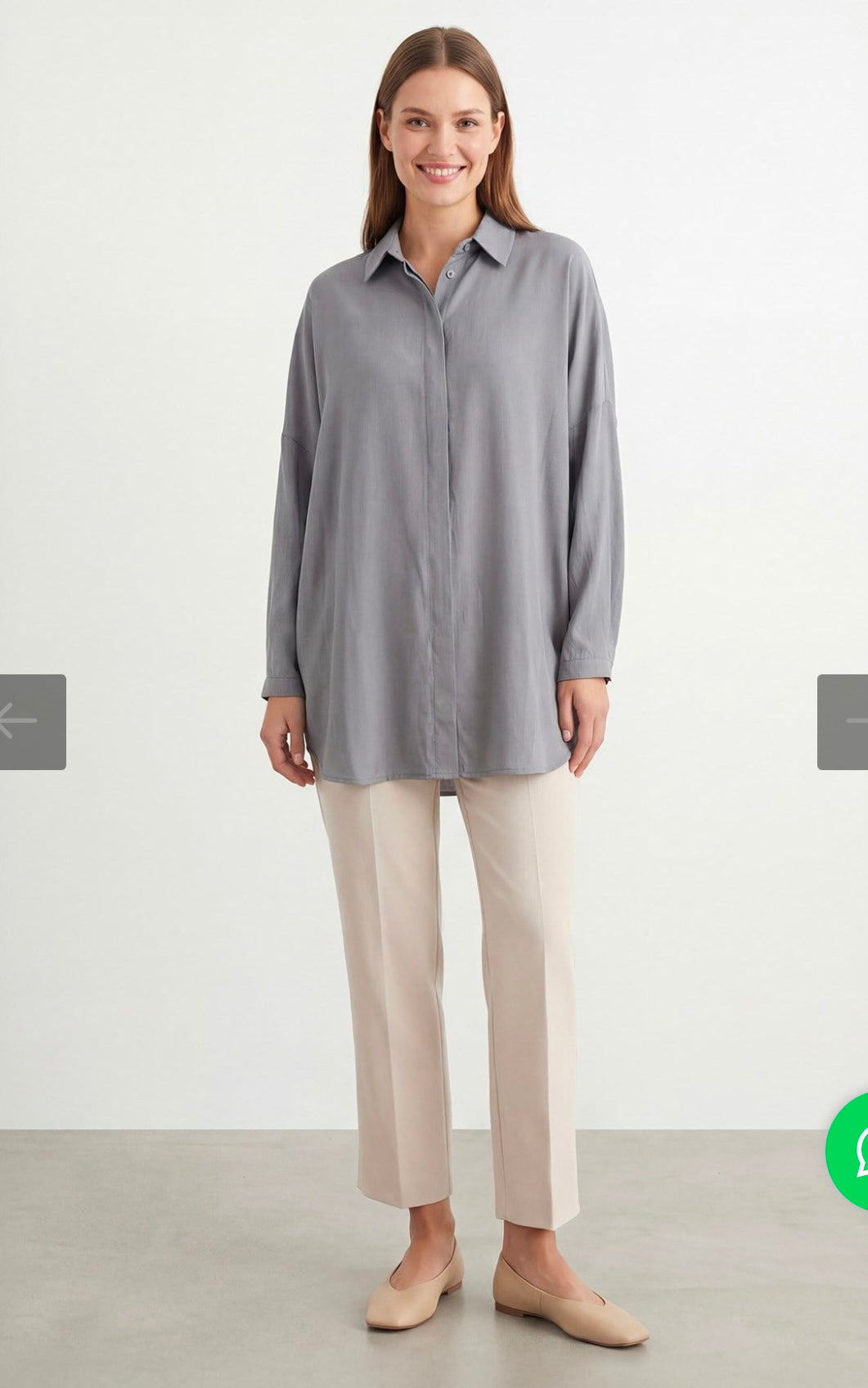 Elegante Oversize Bluse