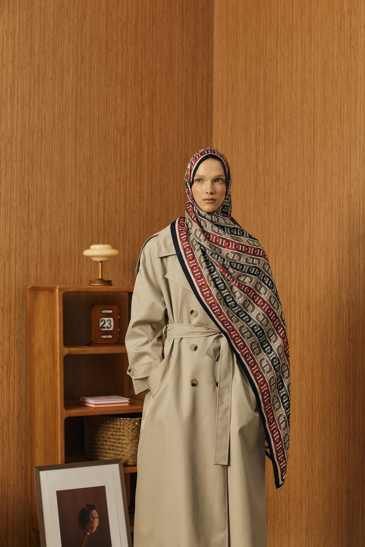 MRW Monogram Flos Schal
