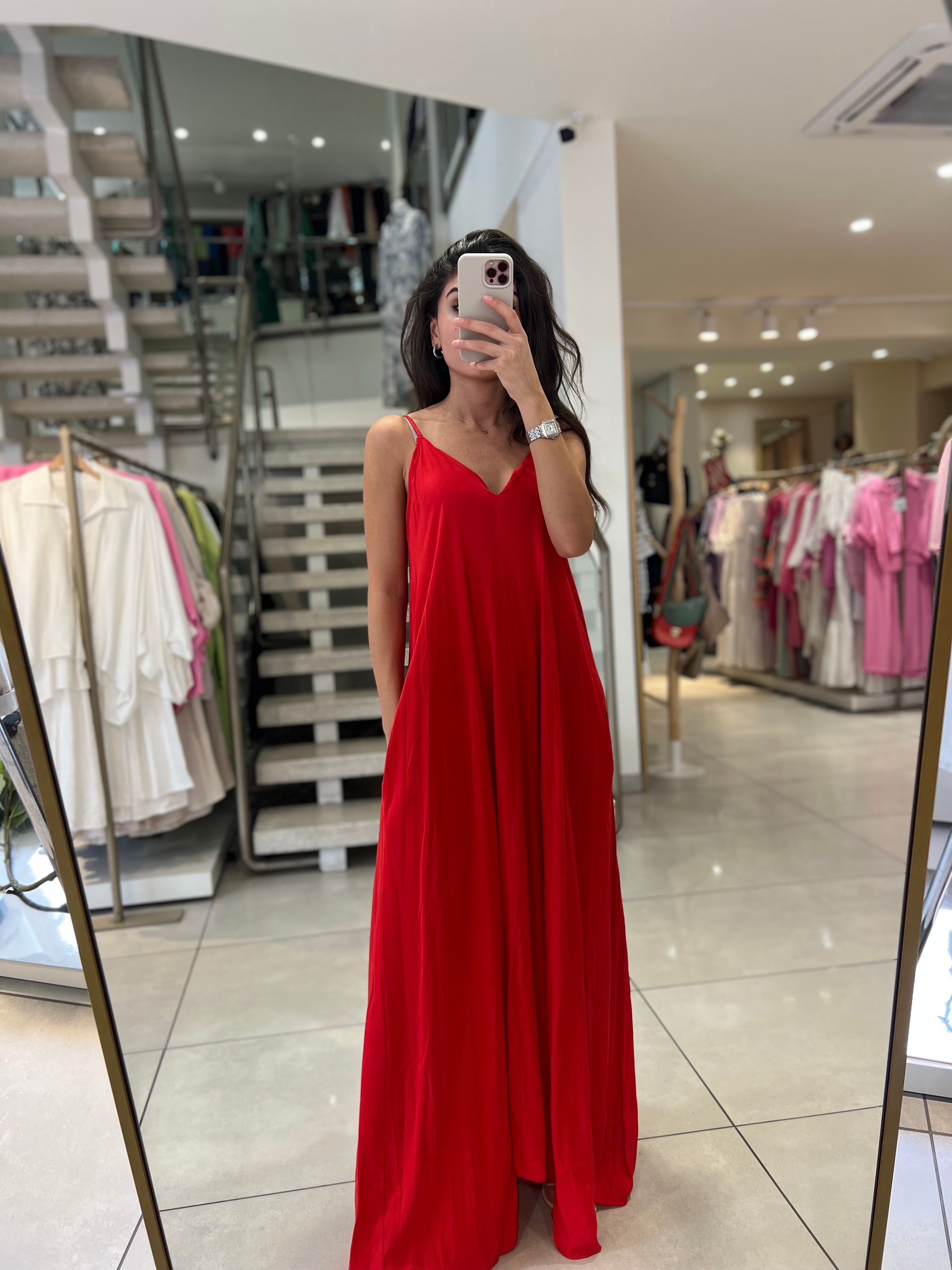Maxikleid mit Trägern