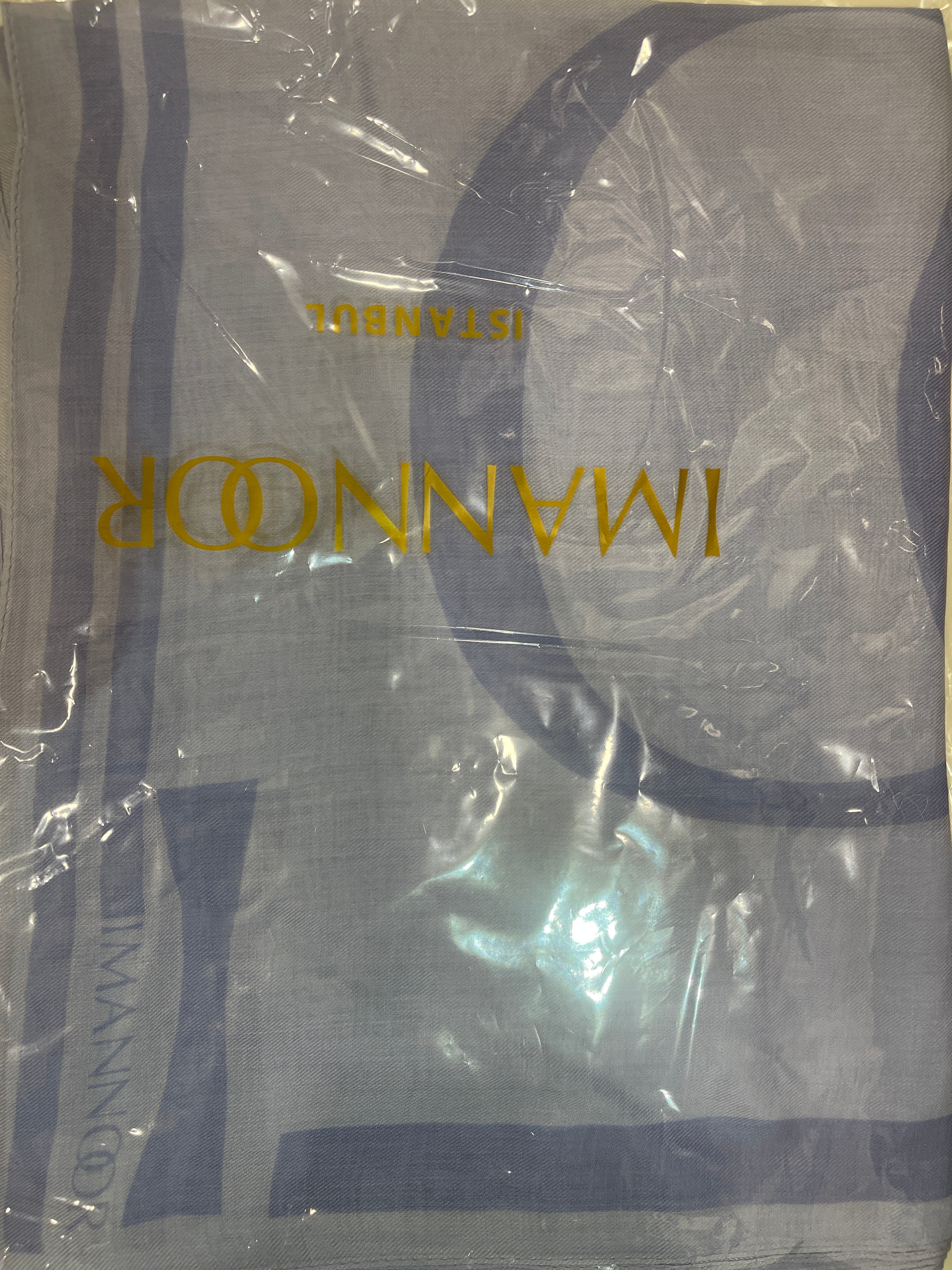 IMANNOOR Hijab Double o Logo in Lila