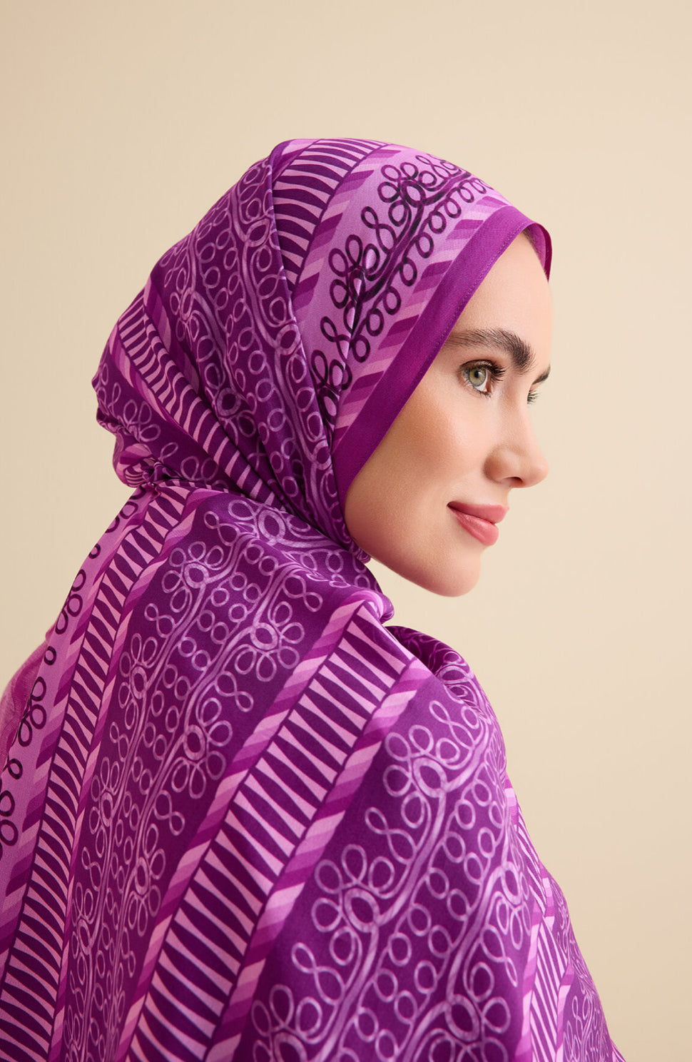 Imannoor Sırma Floş Viskose Schal