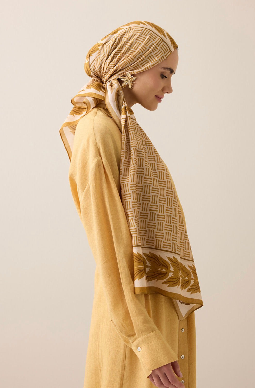 Imannoor Four Seasons Cotton Floş Schal