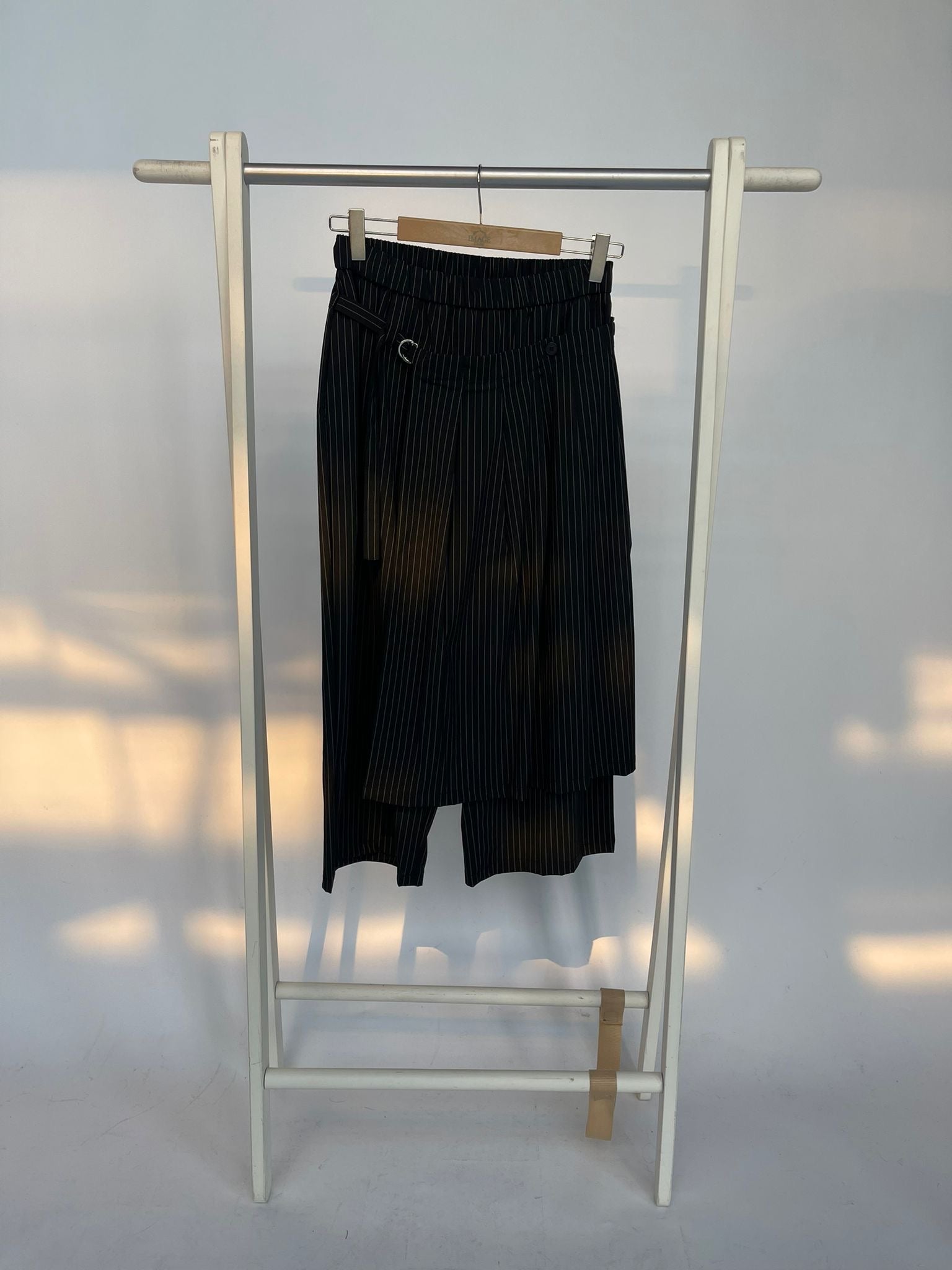 Scottish striped pants skirt