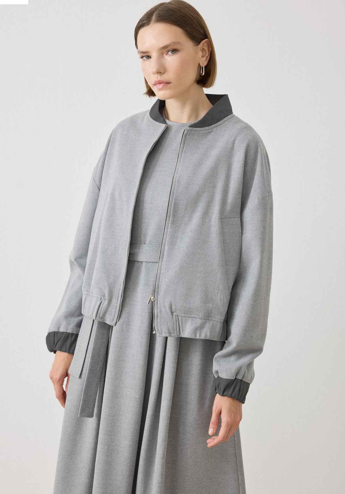 Valle Bomber Jacke mit Kleid
