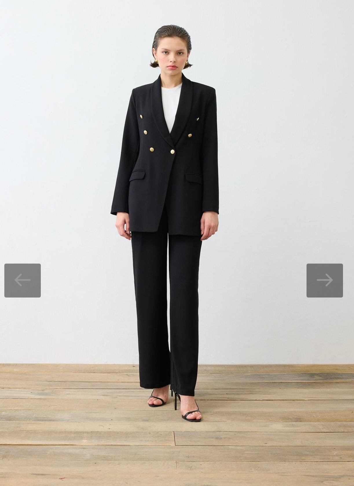 Rina krep Hosen Zweiteiler