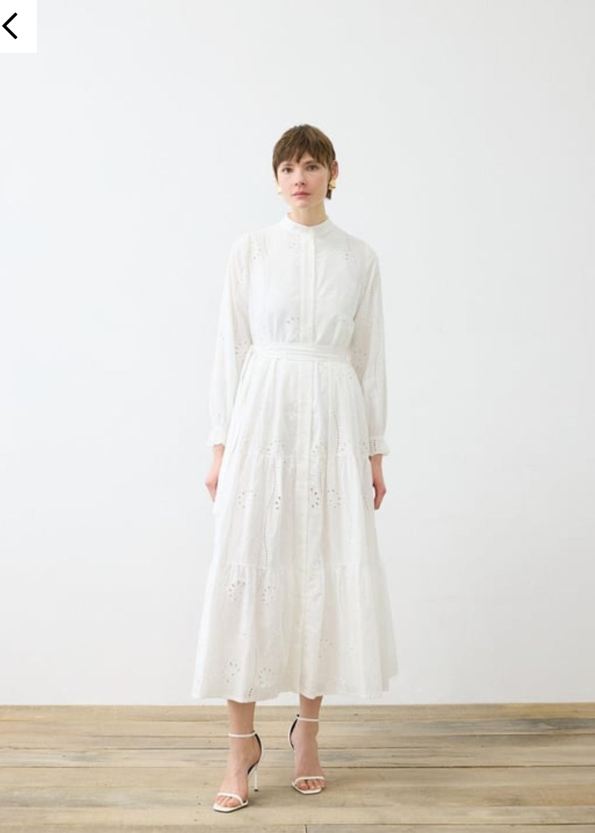 Luna Baumwolle Brode Kleid