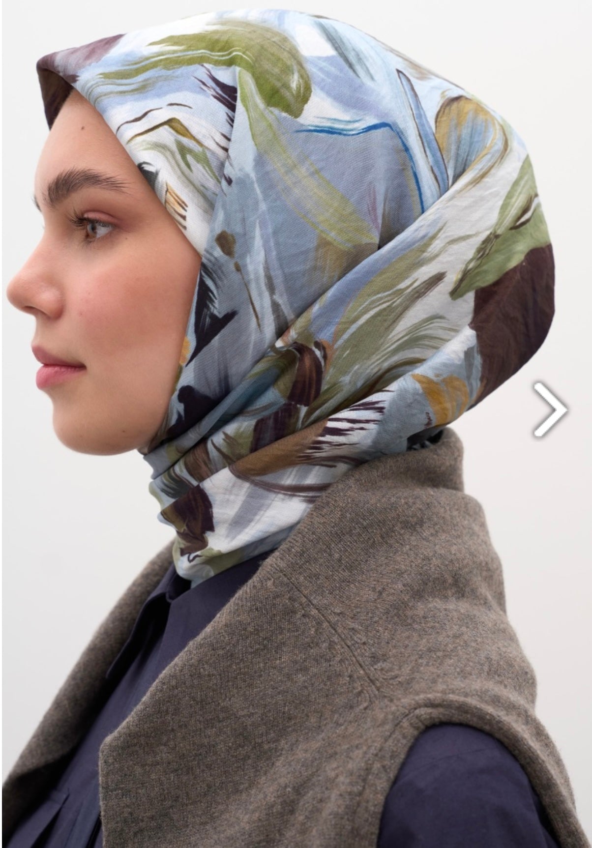 Vanilla Blossom Viskose Esarp