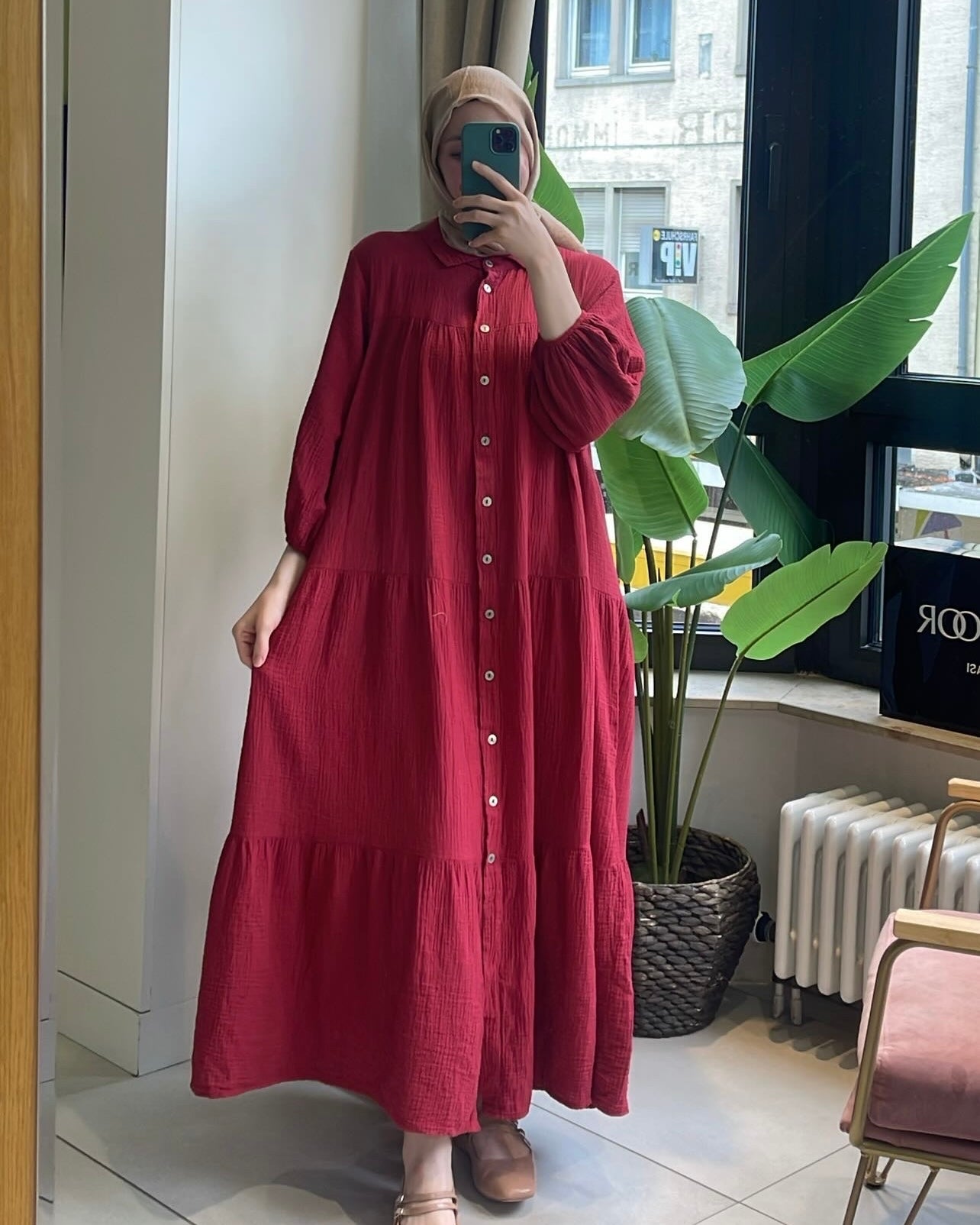 Musselin Relax Kleid